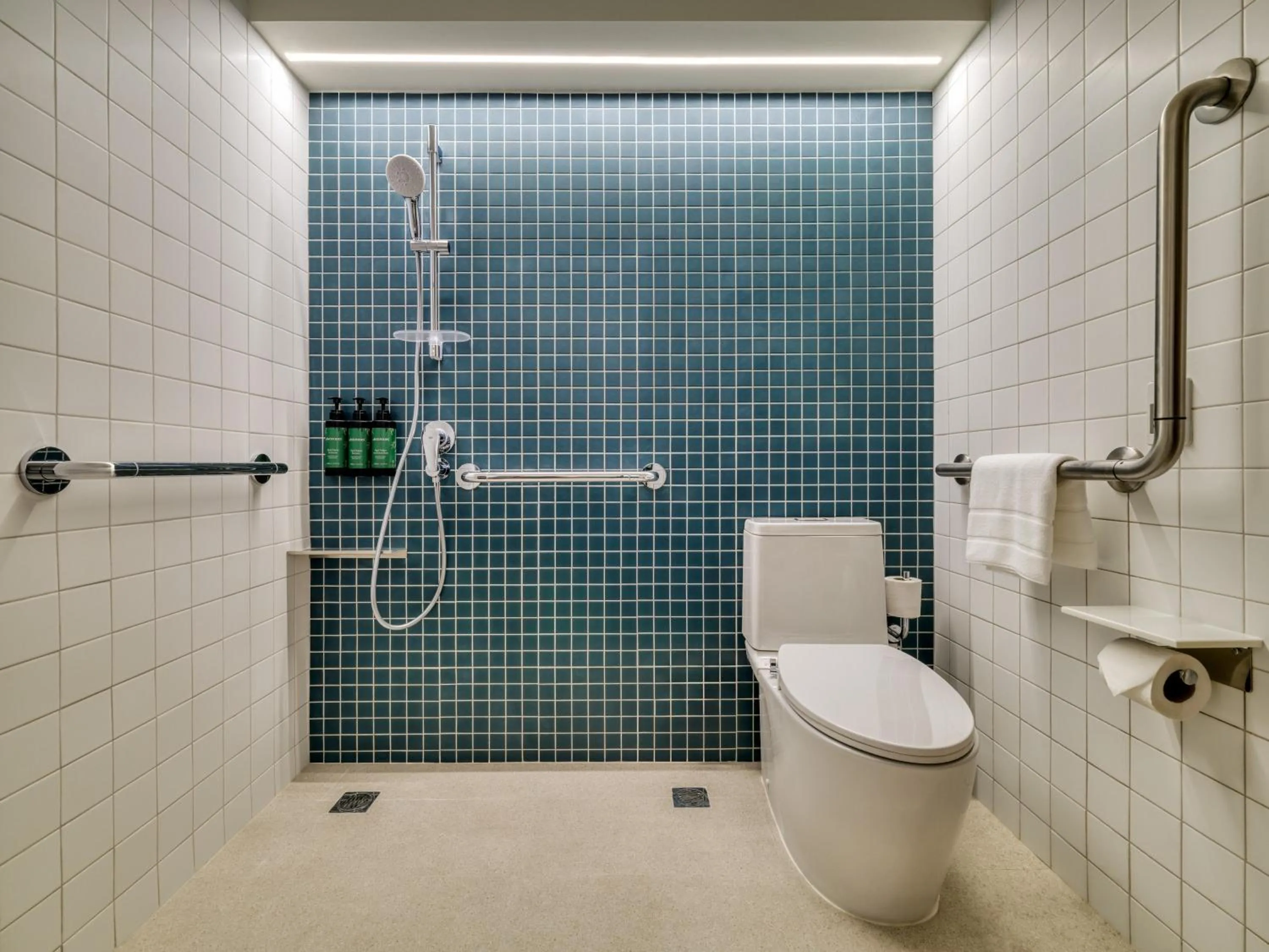 Bathroom in voco Bangkok Surawong by IHG