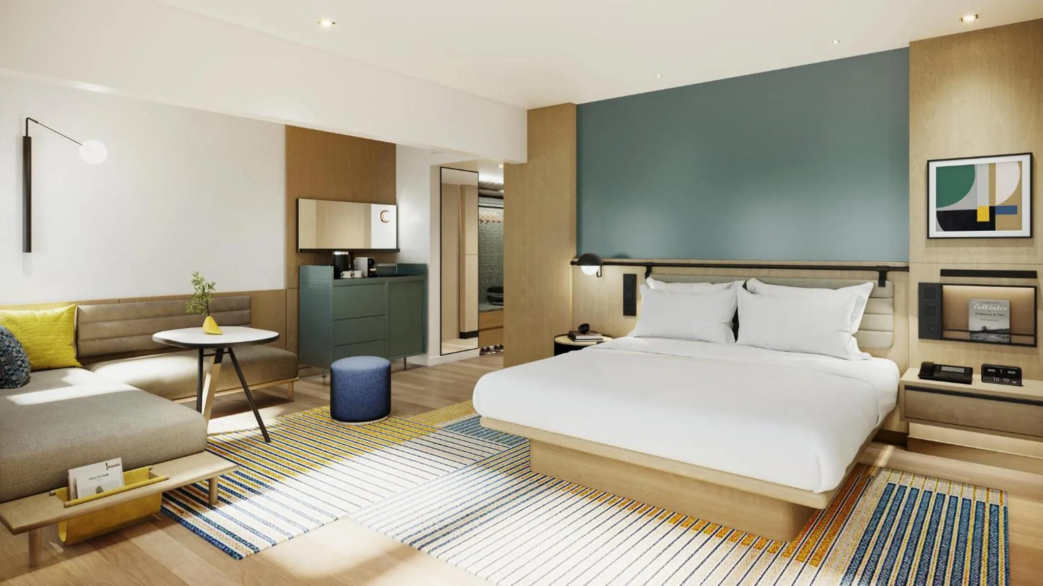 Photo of the whole room, Bed in voco Bangkok Surawong by IHG