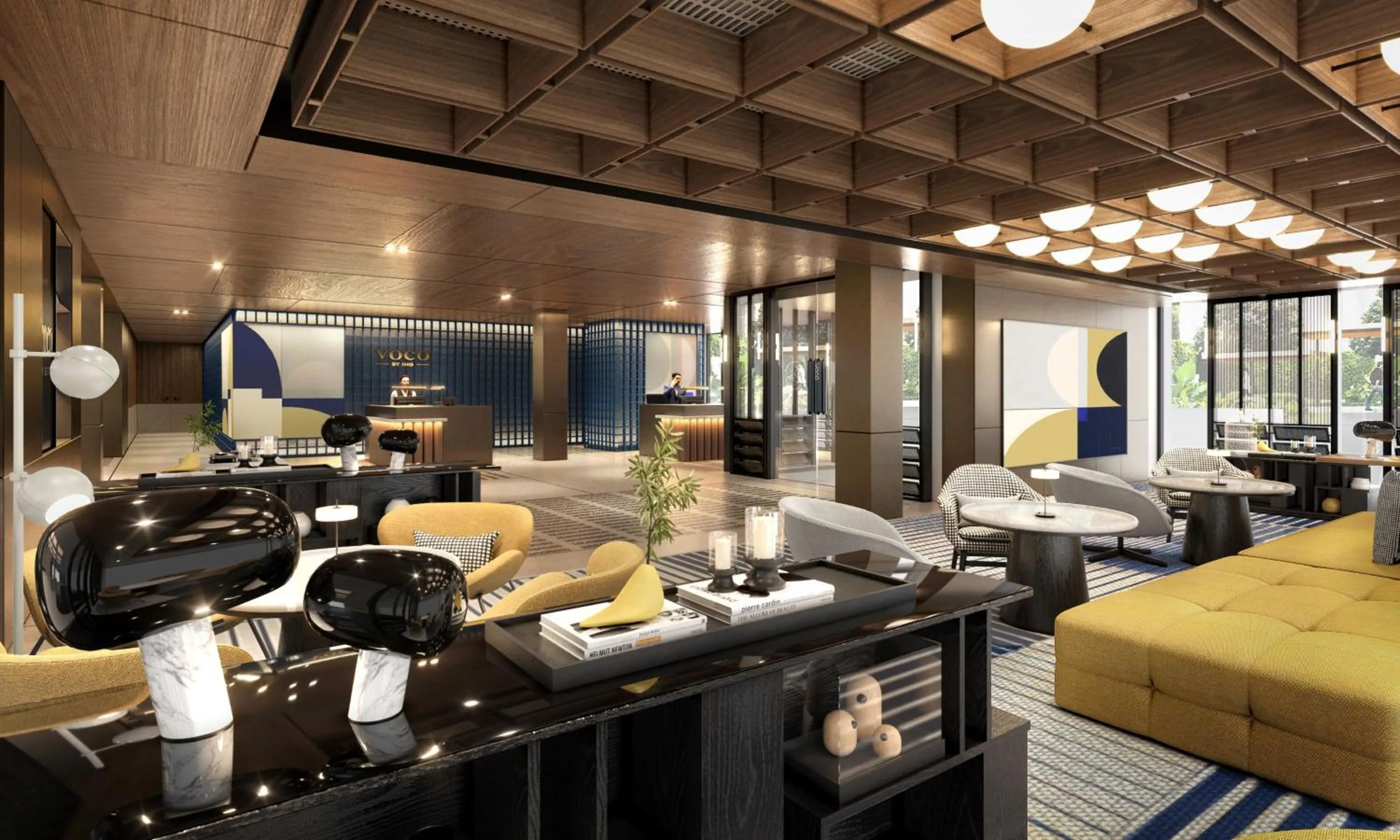 Lounge or bar in voco Bangkok Surawong by IHG