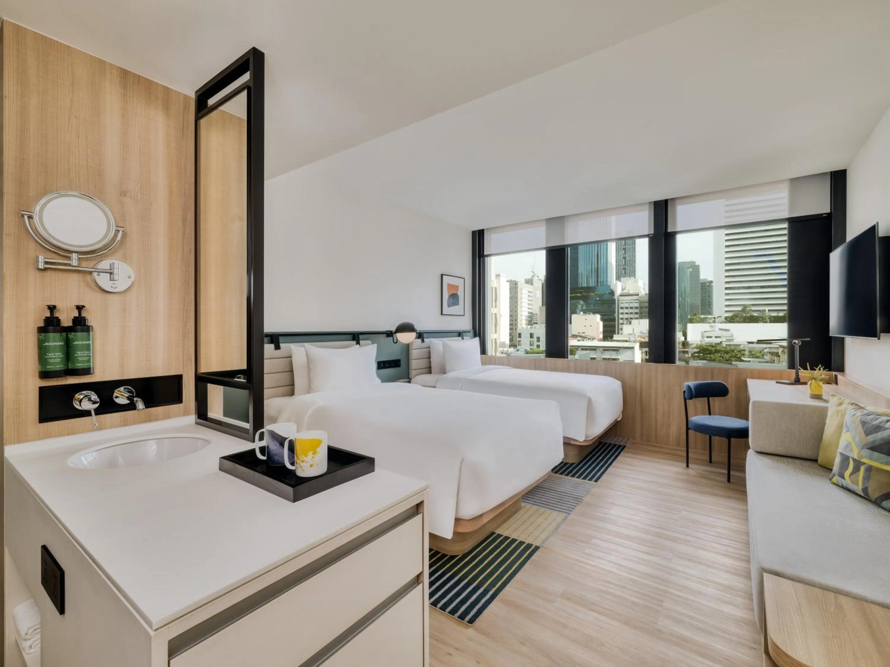 Photo of the whole room, Bed in voco Bangkok Surawong by IHG