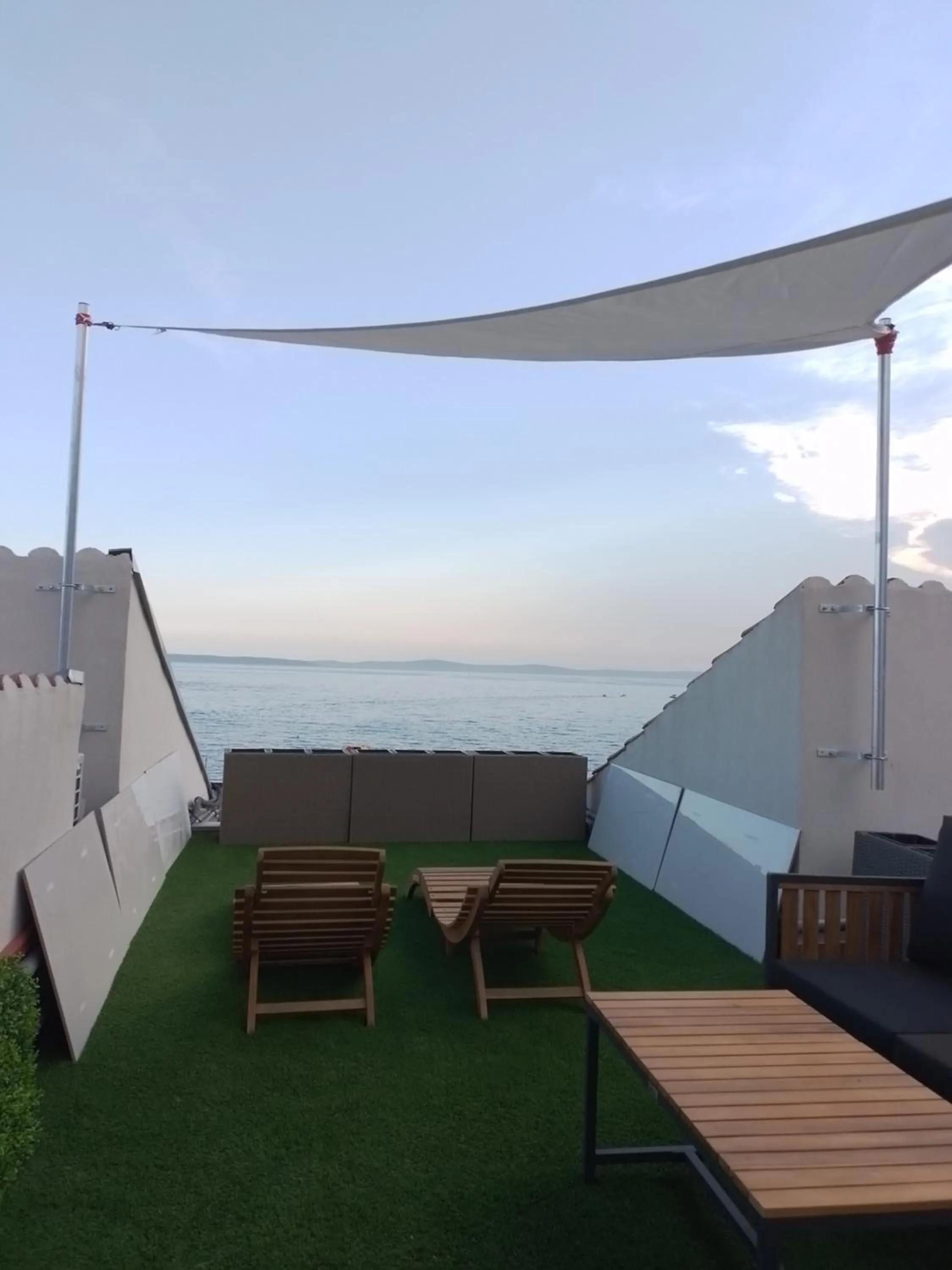 Balcony/Terrace in Beach Hotel Božikovina