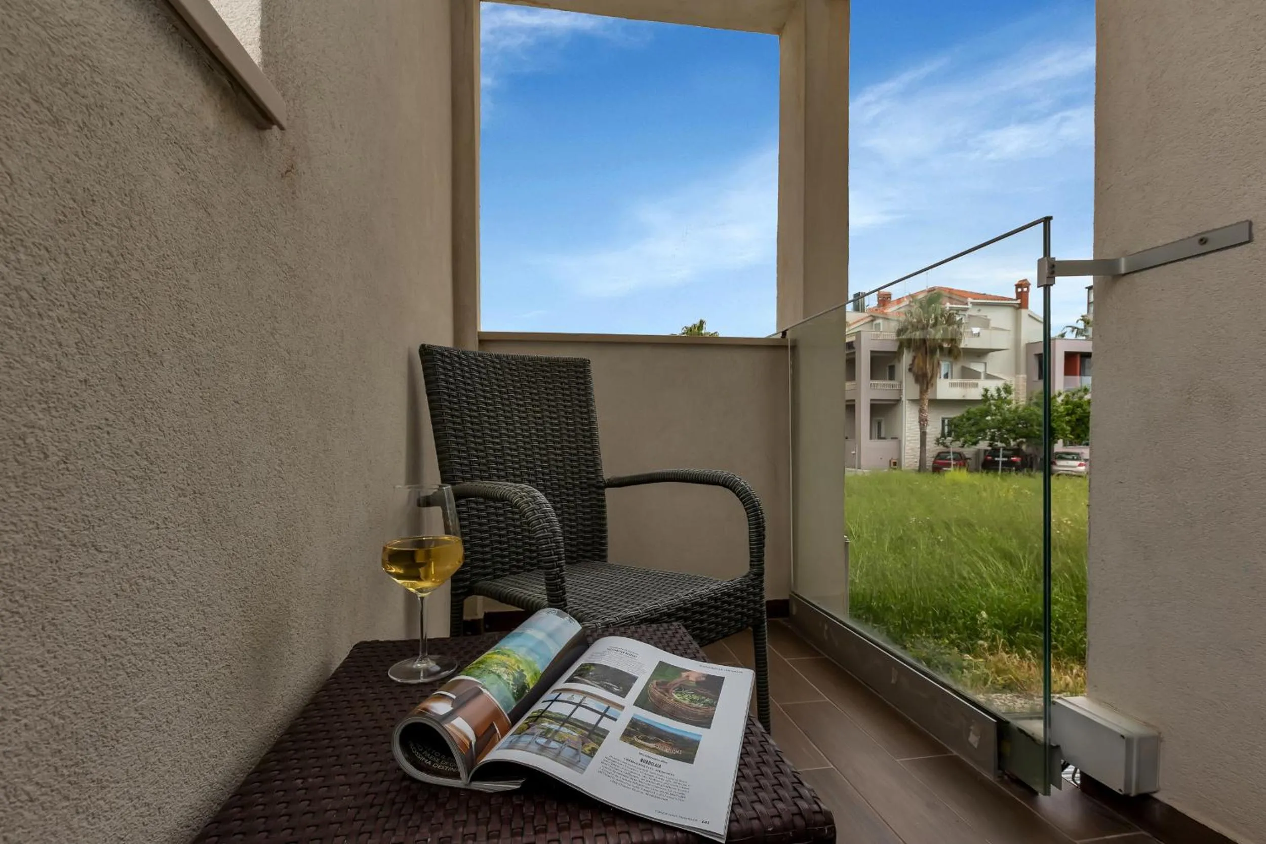 Balcony/Terrace in Beach Hotel Božikovina