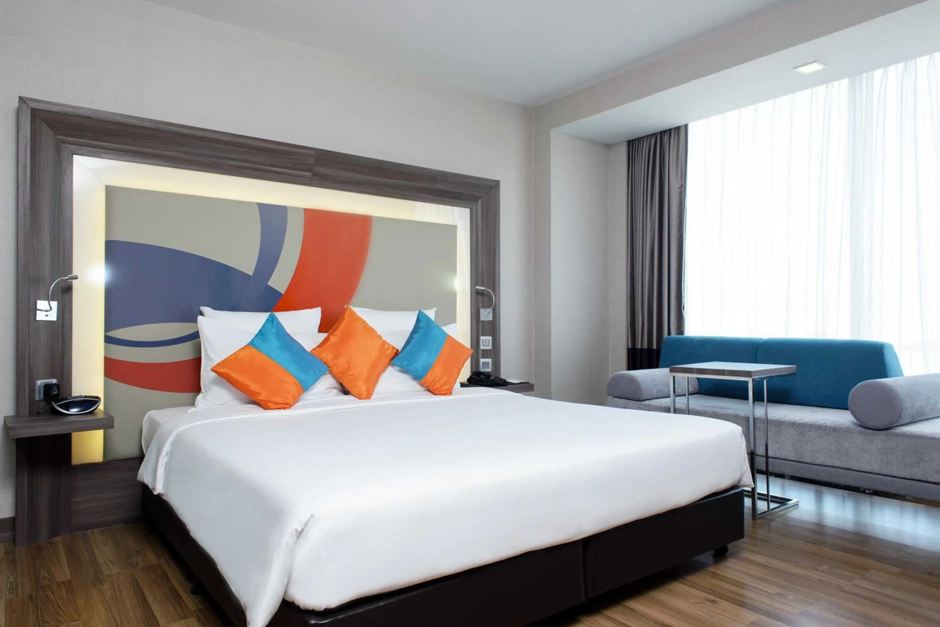 Bed in Novotel Bangkok IMPACT