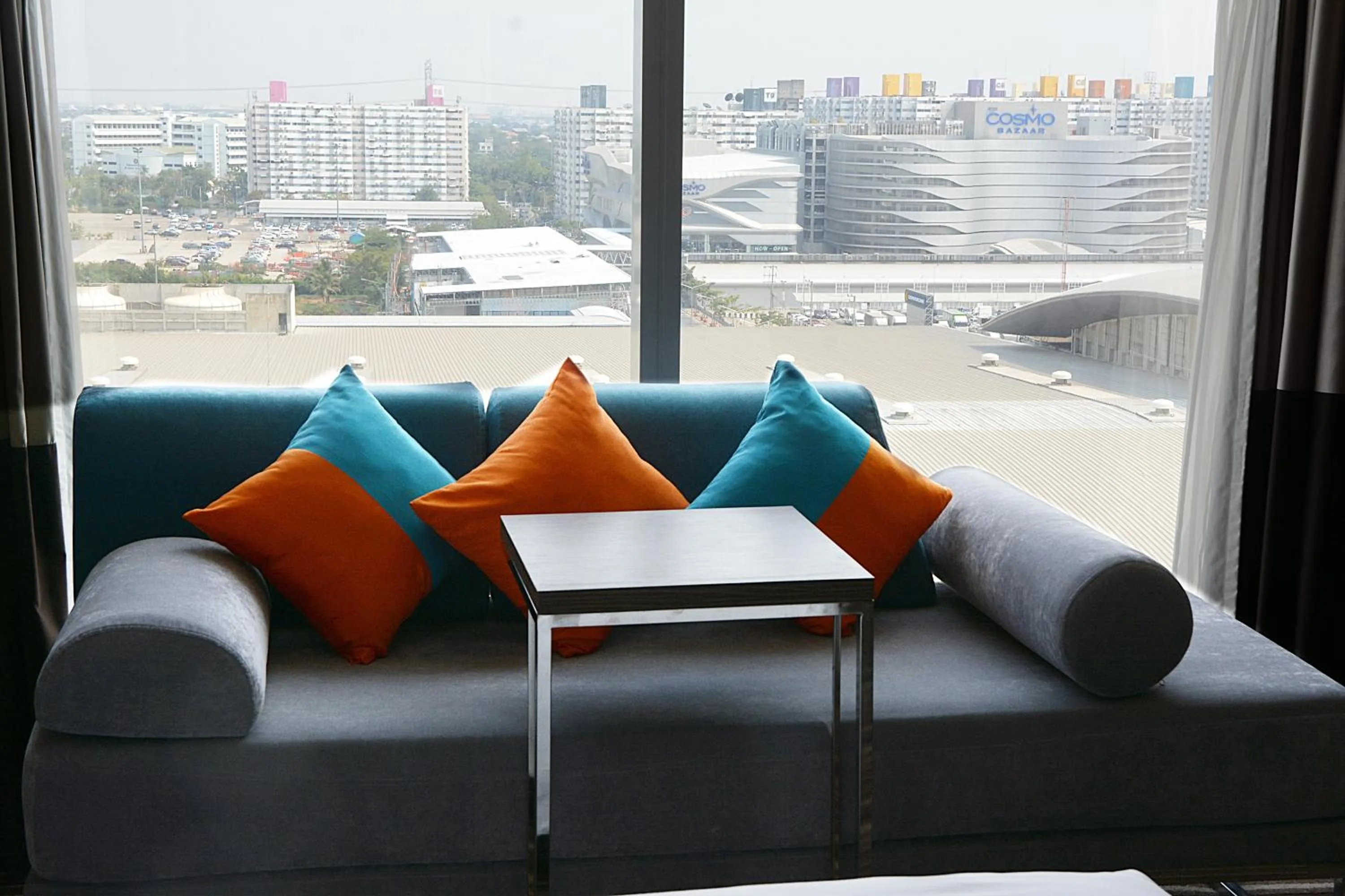 Seating area in Novotel Bangkok IMPACT