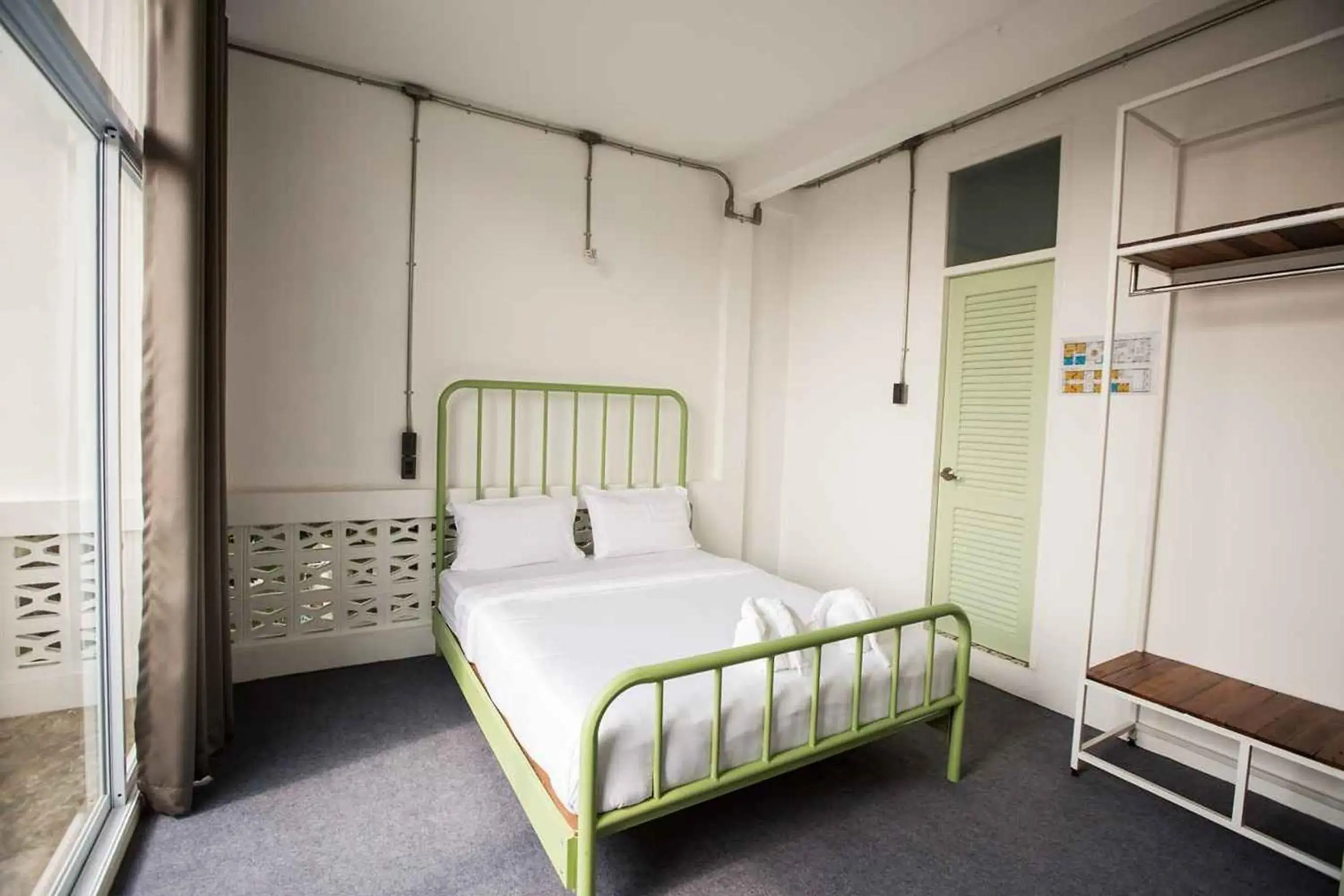 Bedroom, Bed in Memmoth Cafe & Hostel in Lampang Bedroom, Bed in Memmoth Cafe & Hostel in Lampang