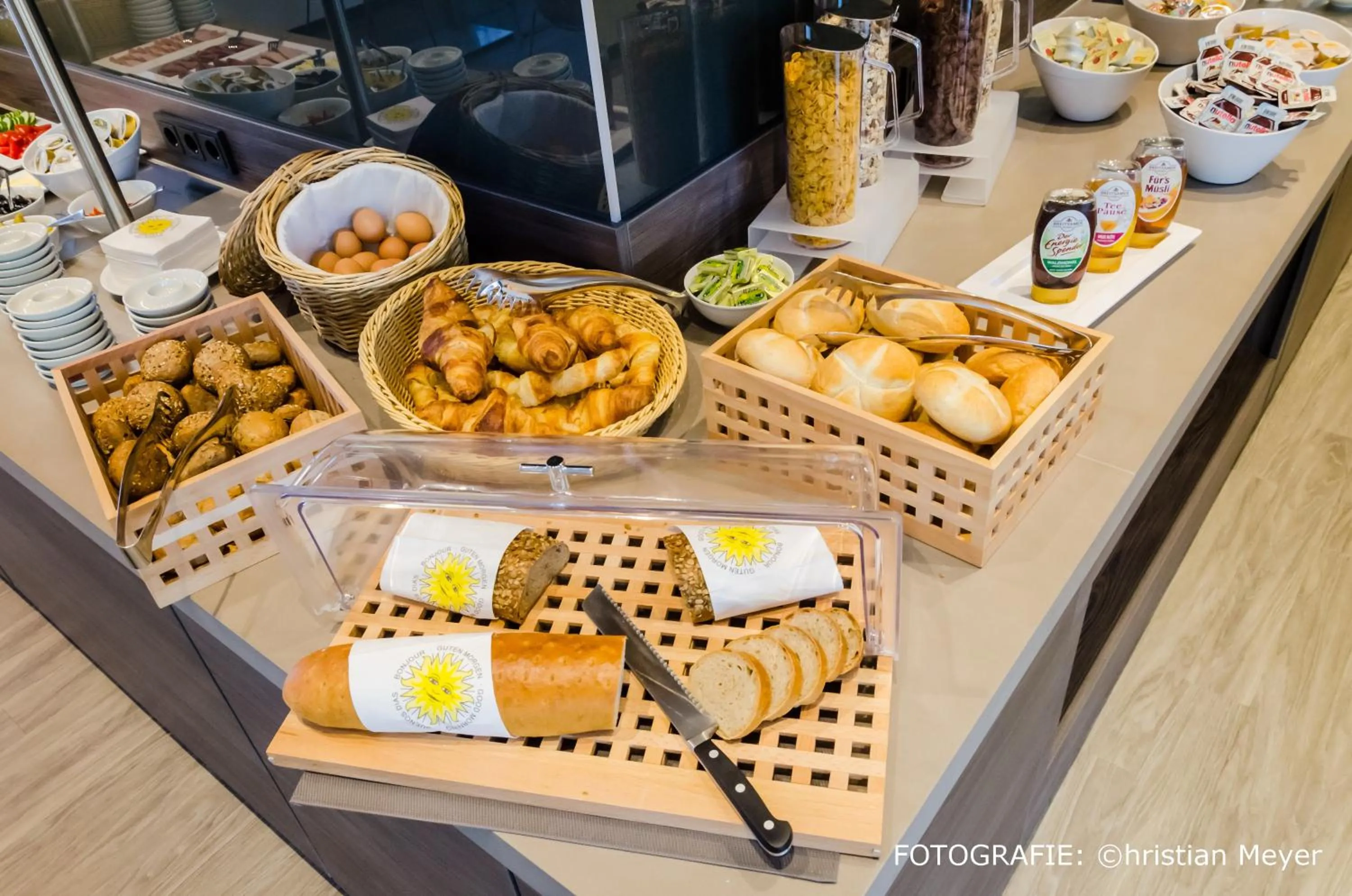 Continental breakfast in Campanile Leipzig Halle Airport