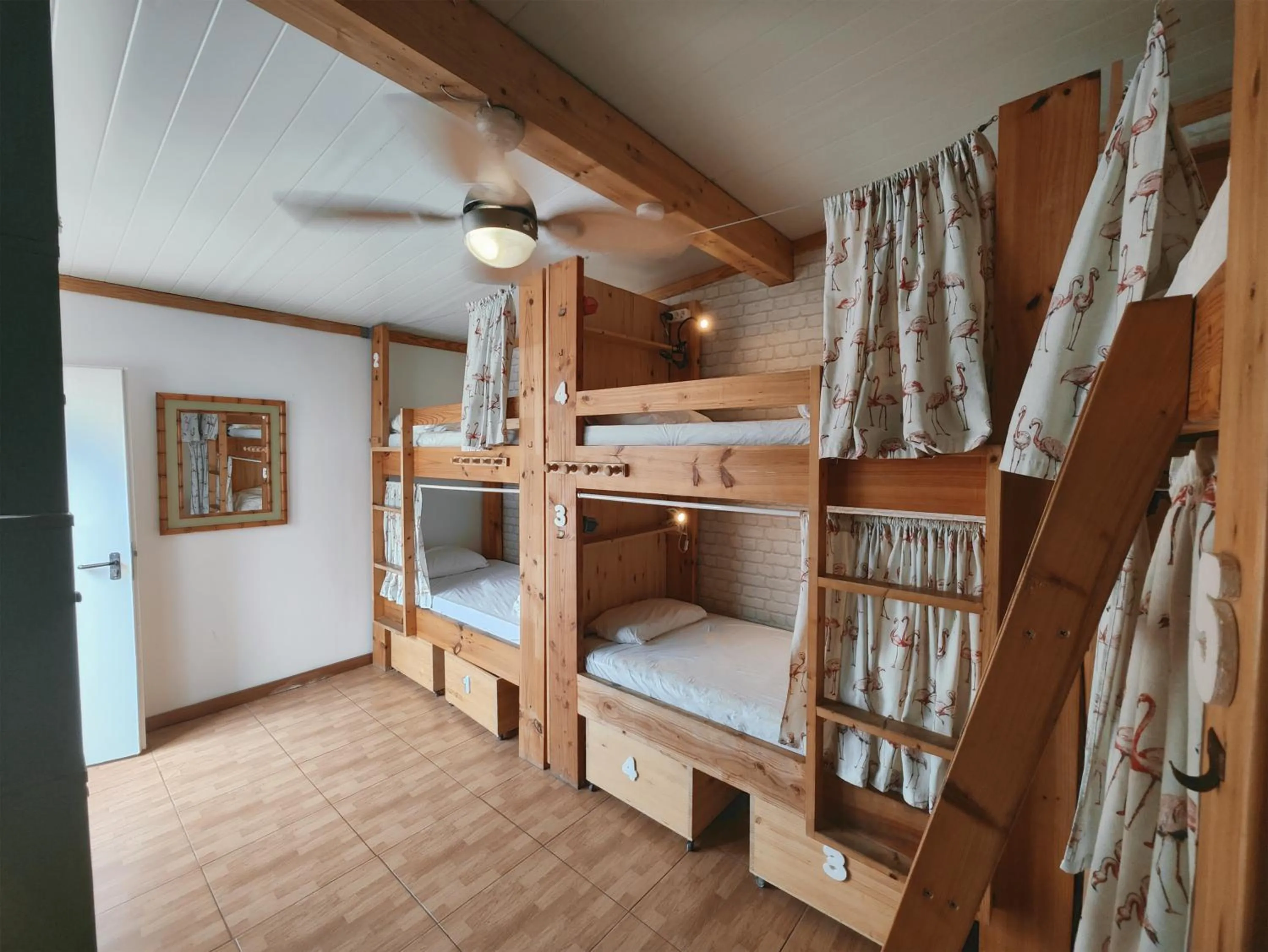 Bed in La Ventana Azul Surf Hostel