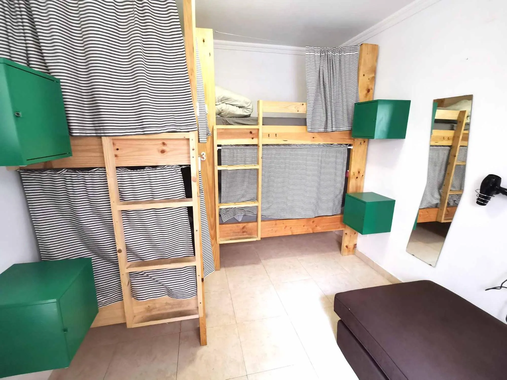 Bedroom, Bed in La Ventana Azul Surf Hostel