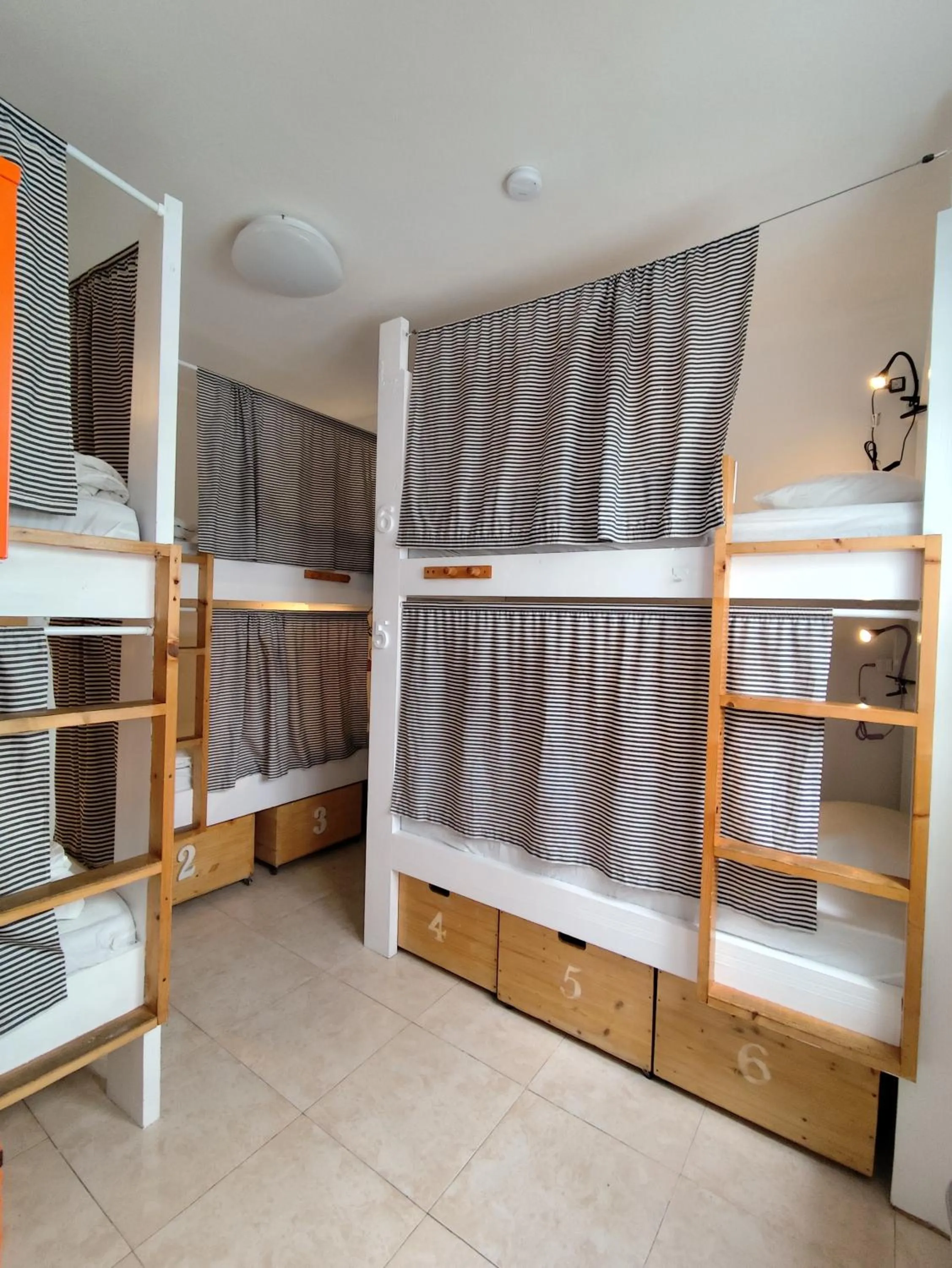 Bed in La Ventana Azul Surf Hostel