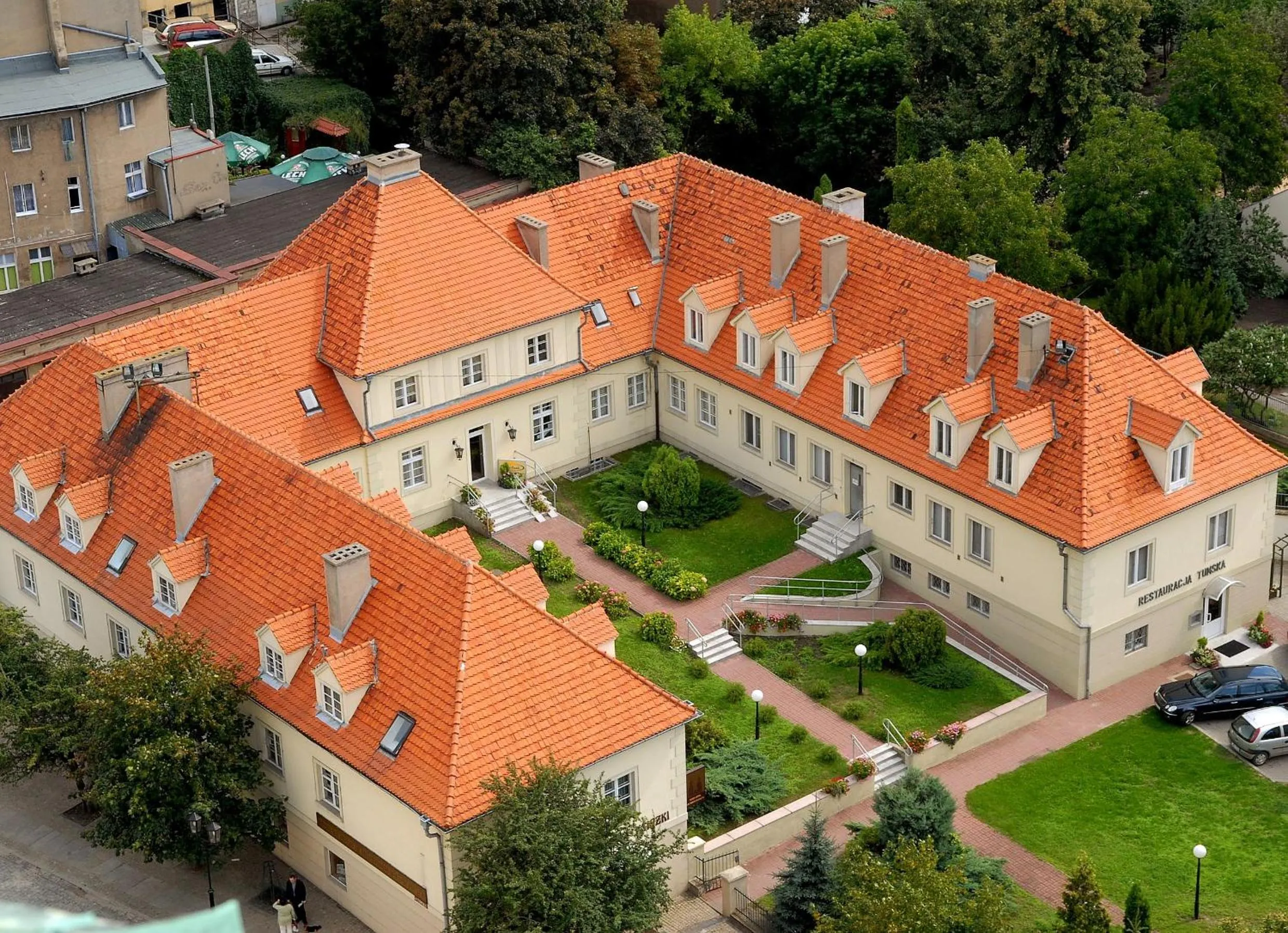 Bird's eye view in Hotel Adalbertus
