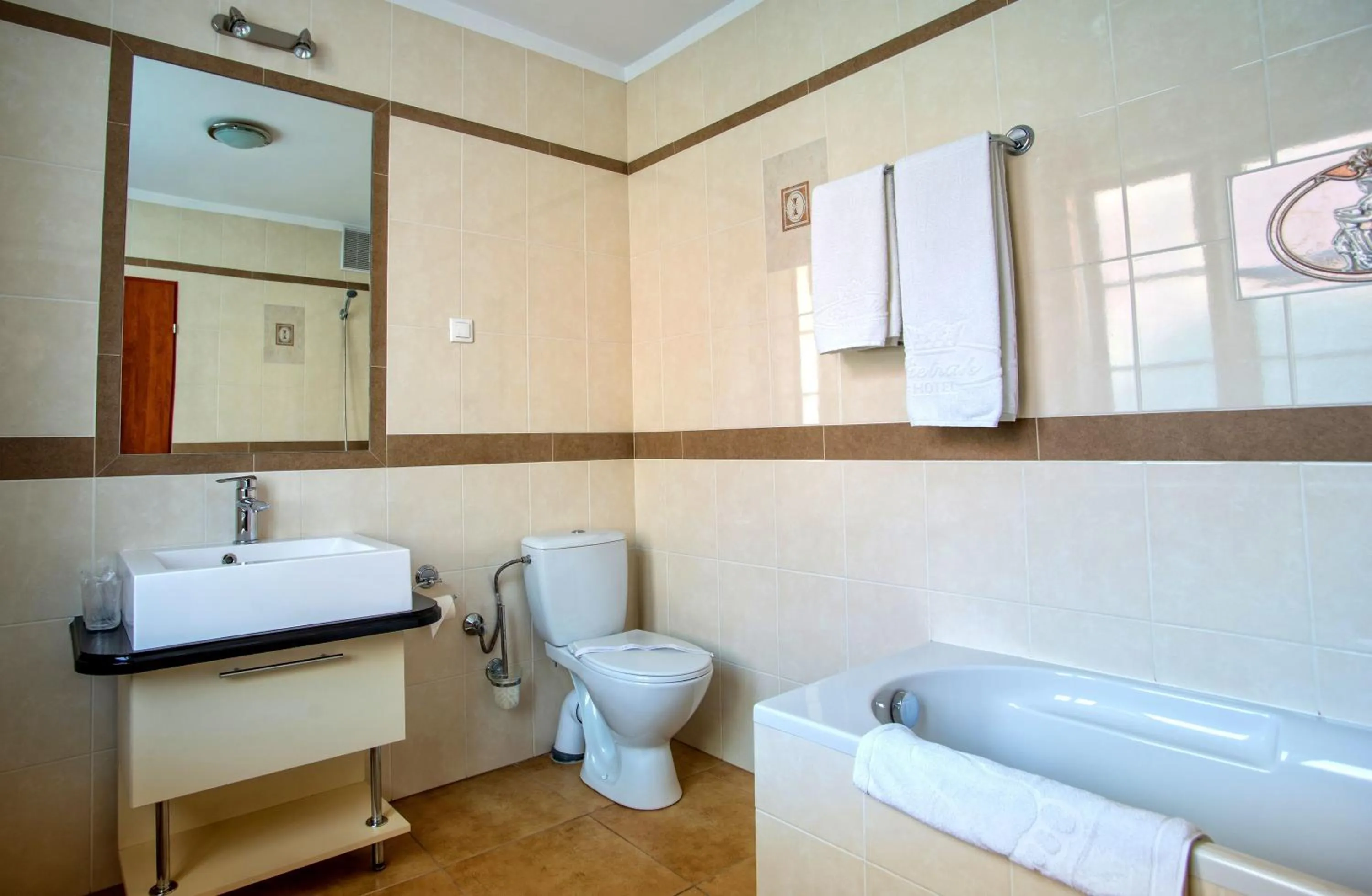 Toilet in Hotel Adalbertus