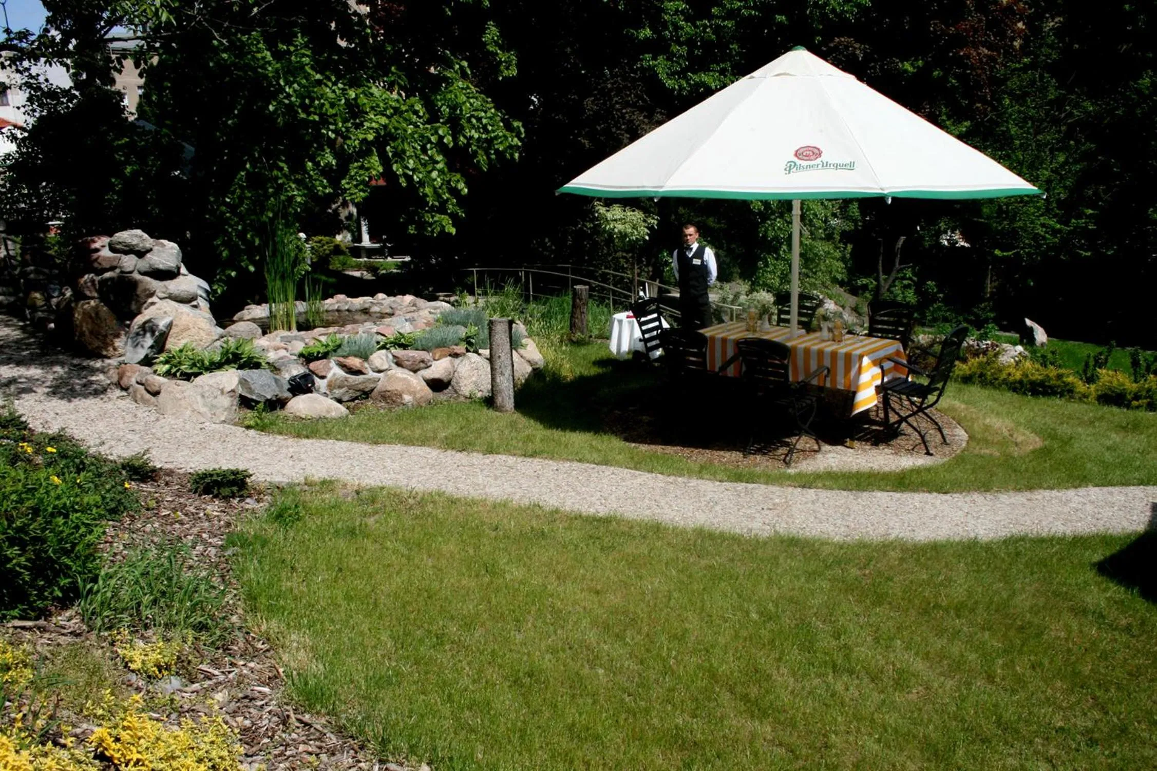 Garden in Hotel Adalbertus