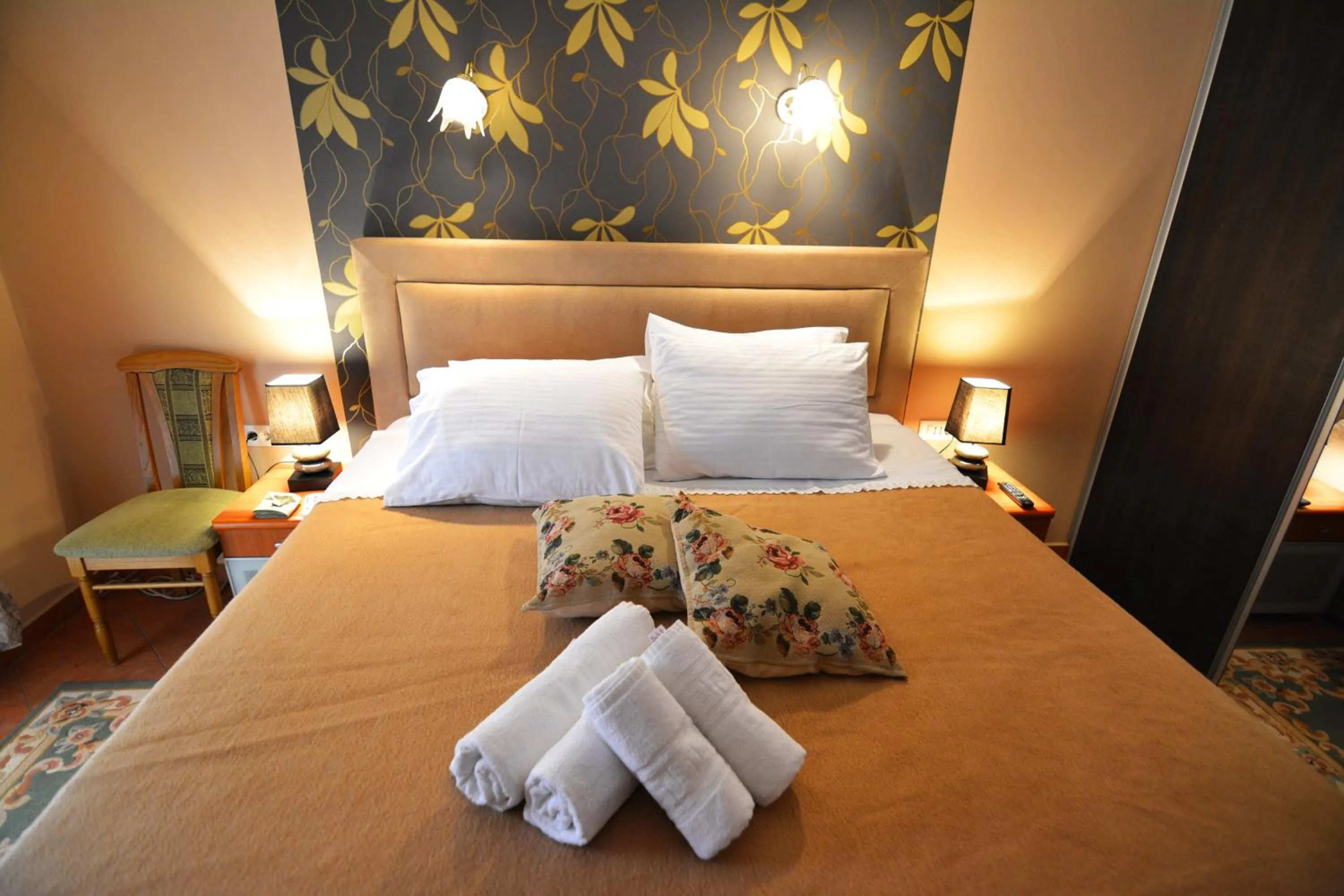 Bed in Apartments Bogdanovic