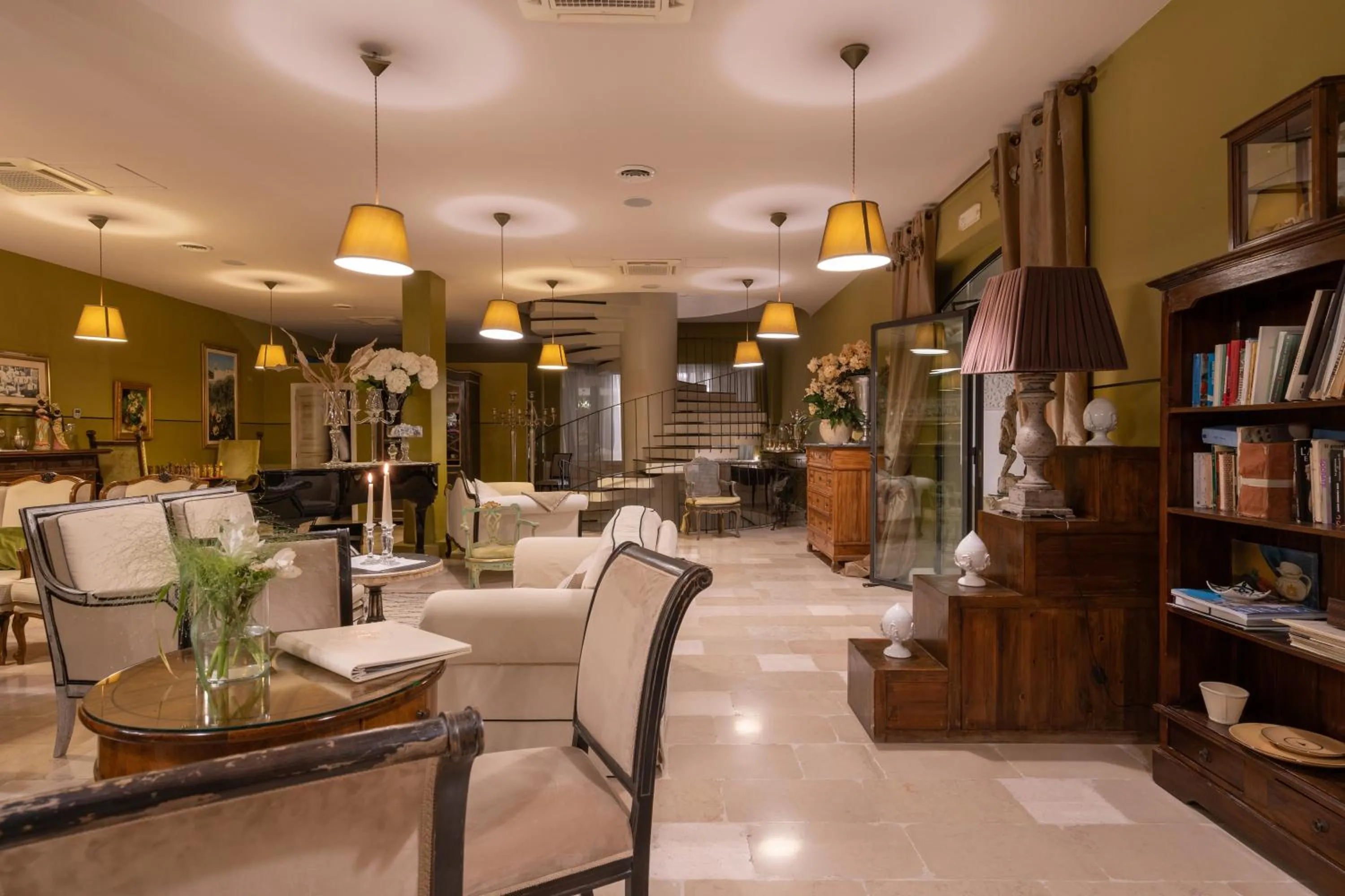 Lobby or reception in La Locanda Del Carrubo