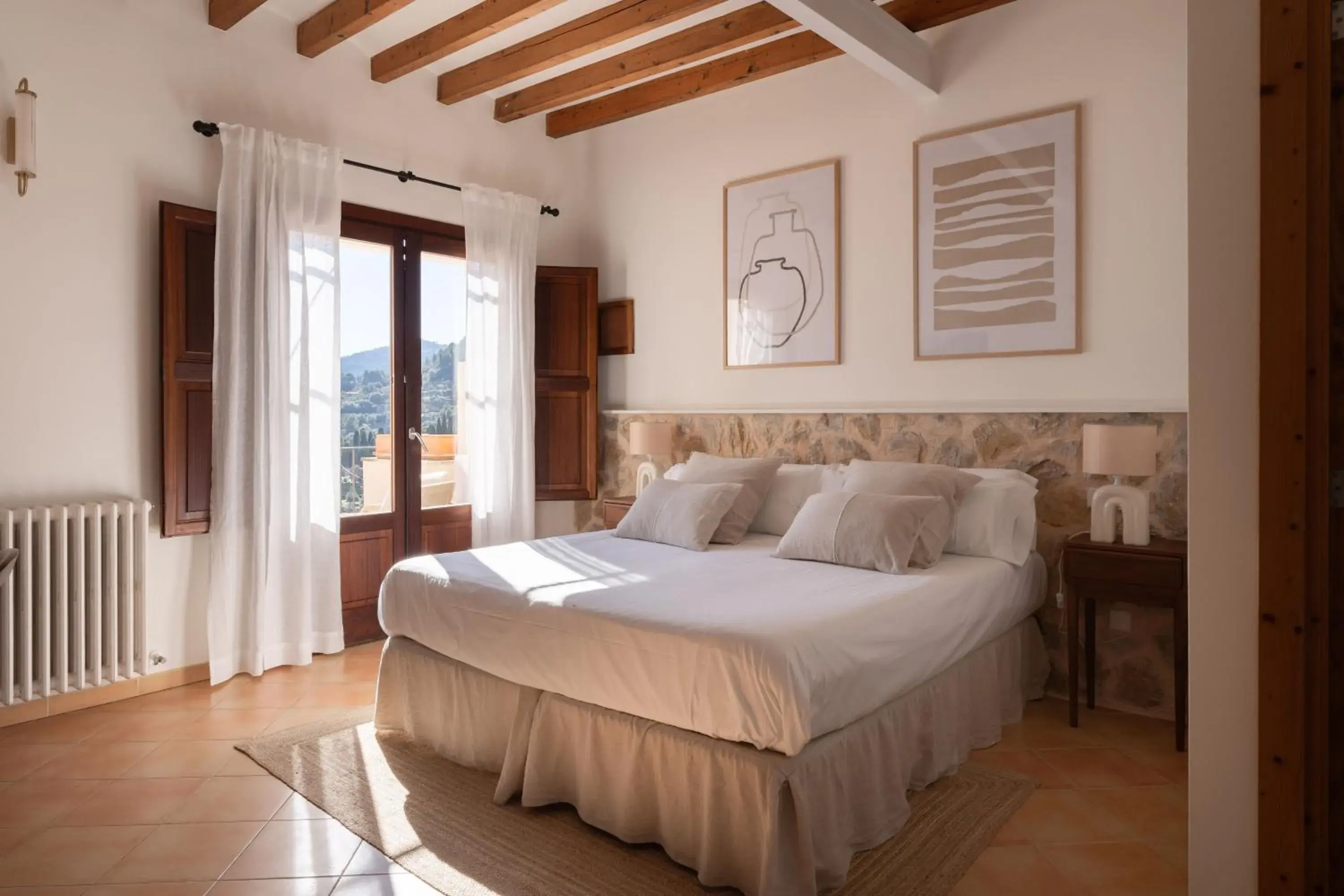 Bed in Es Petit de Valldemossa Bed in Es Petit de Valldemossa