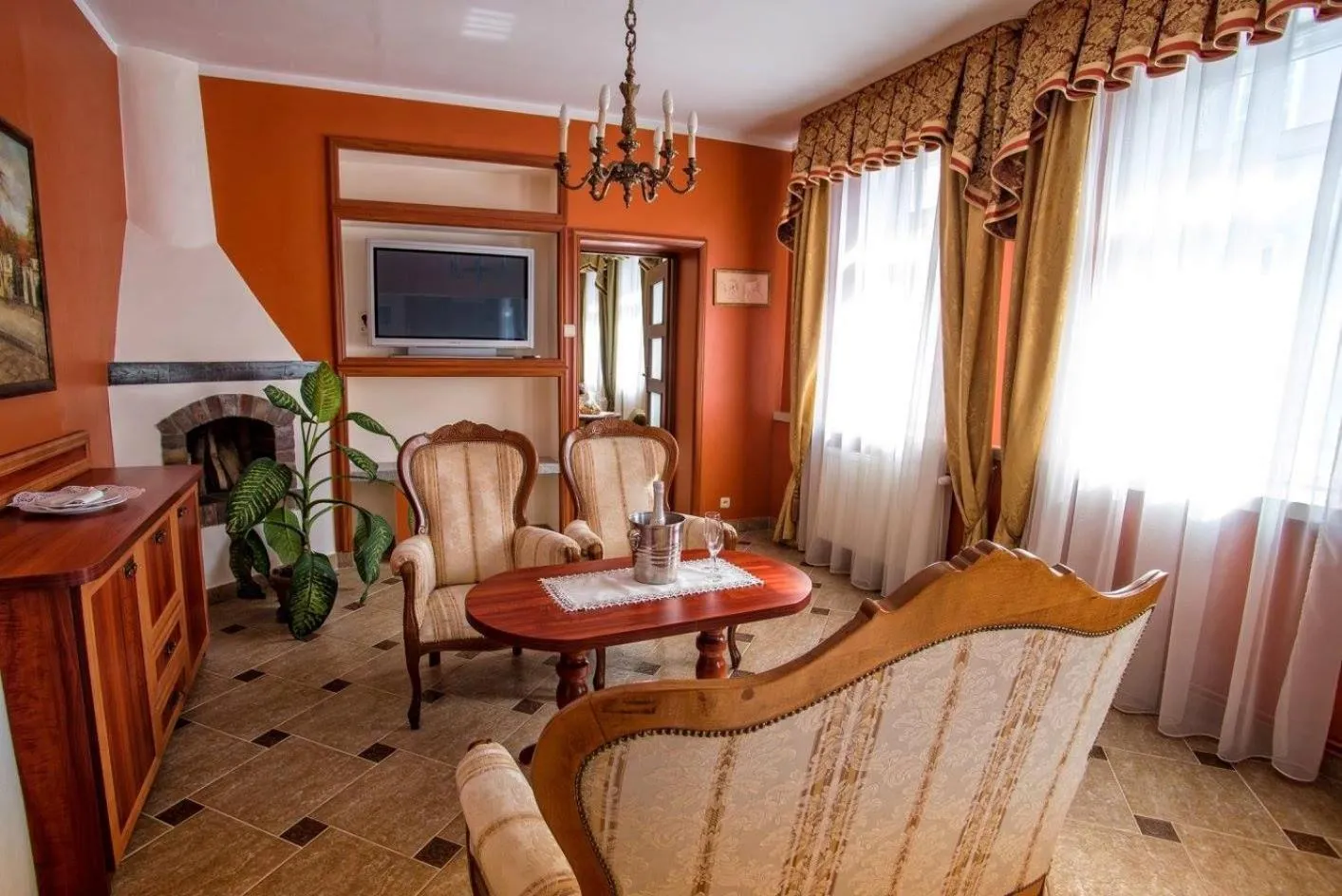 Living room in Pietrak Hotel