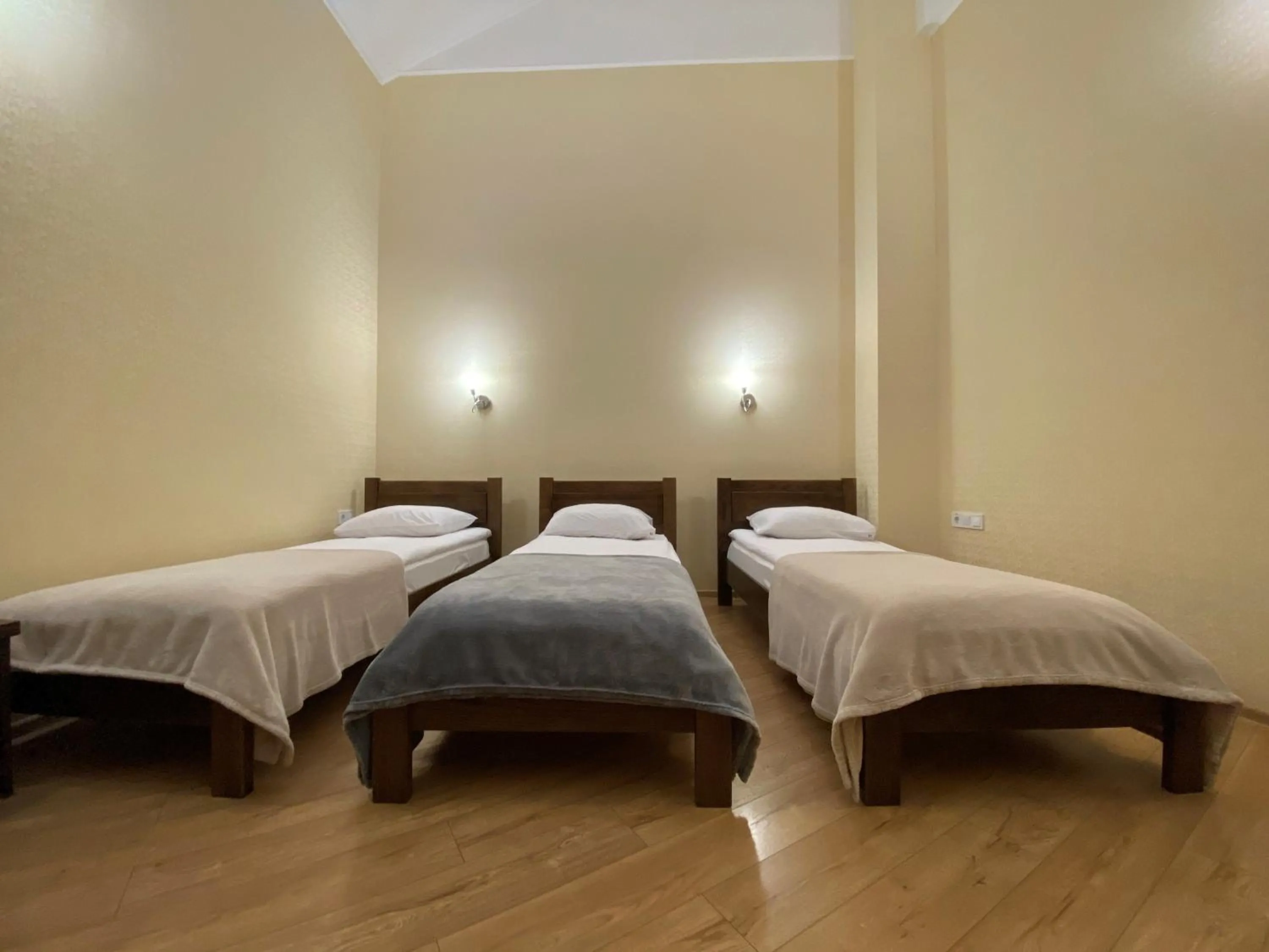 Bed in Passage Hotel