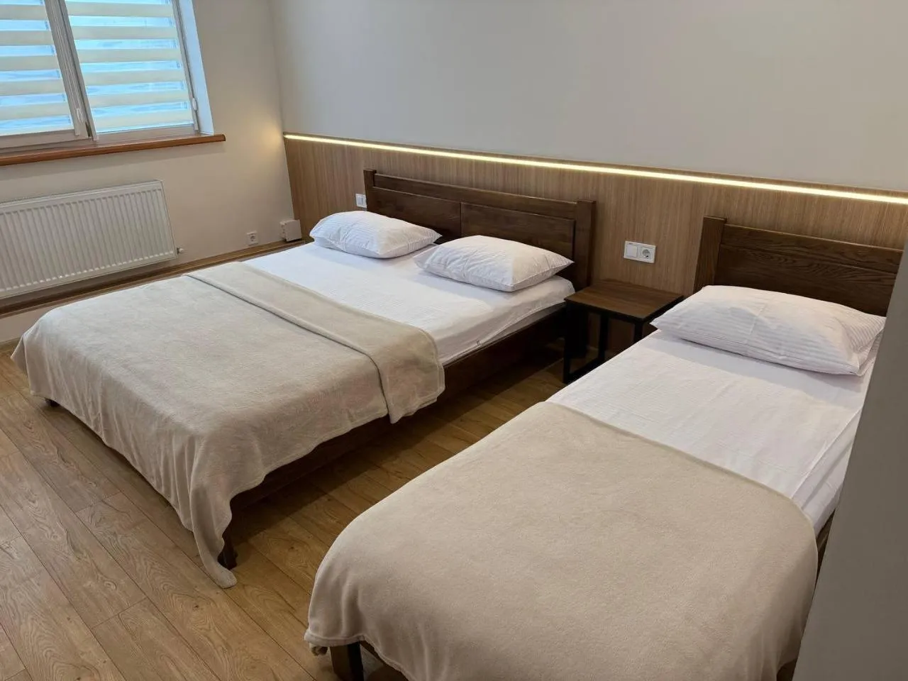 Bed in Passage Hotel