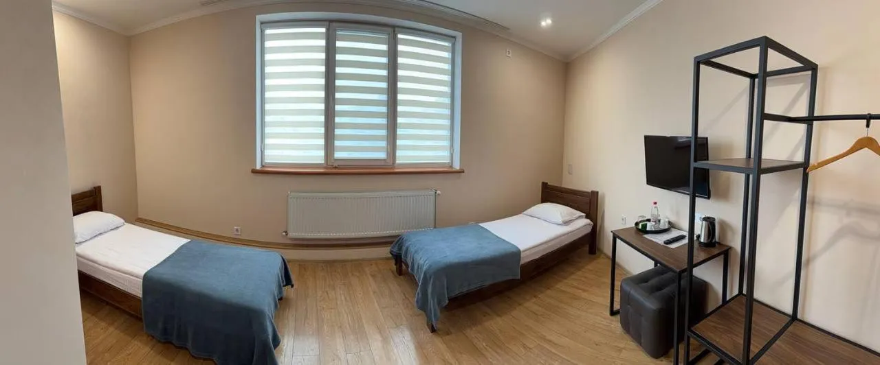 Bed in Passage Hotel