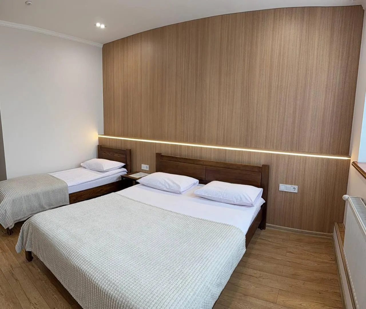 Bed in Passage Hotel