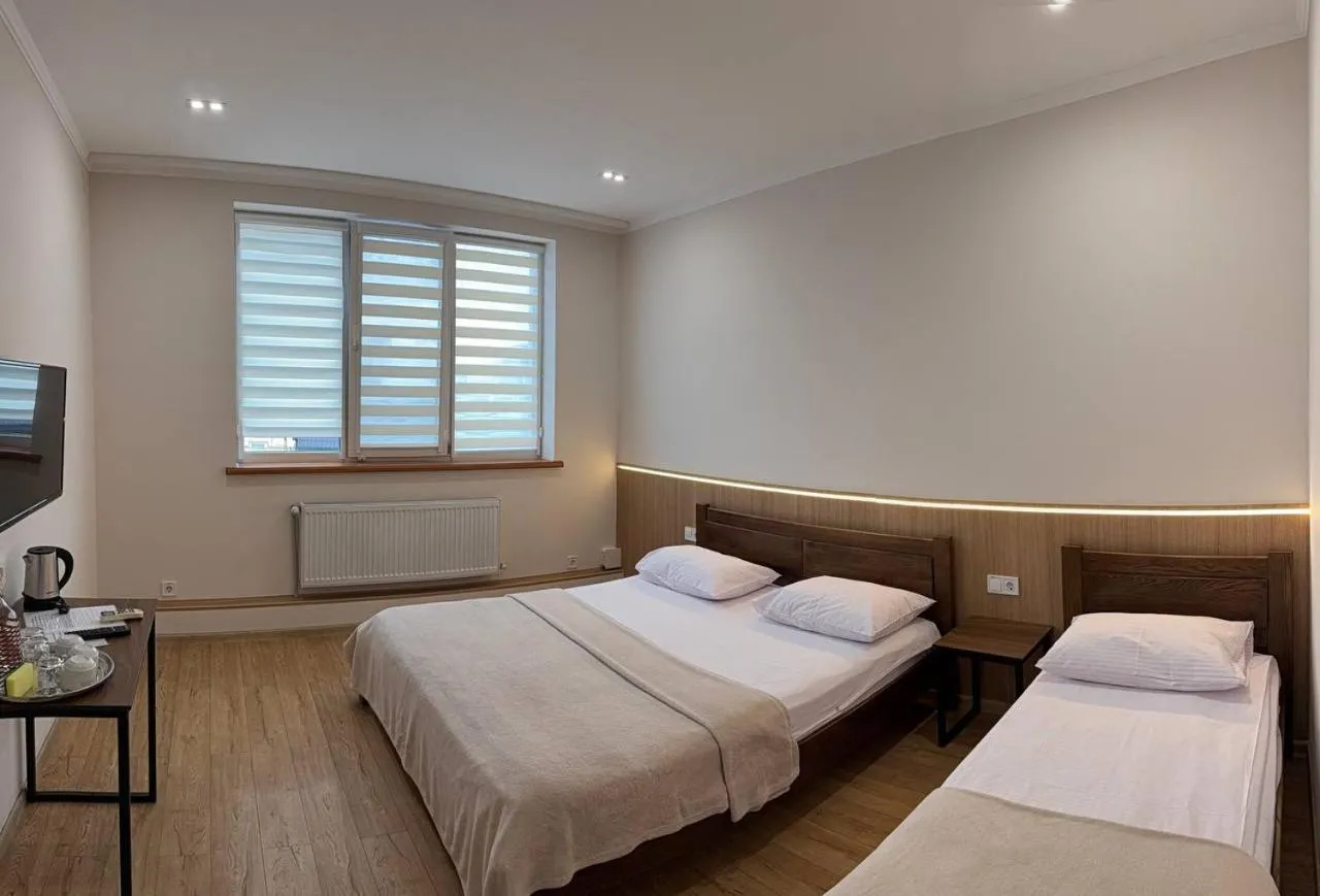 Bed in Passage Hotel