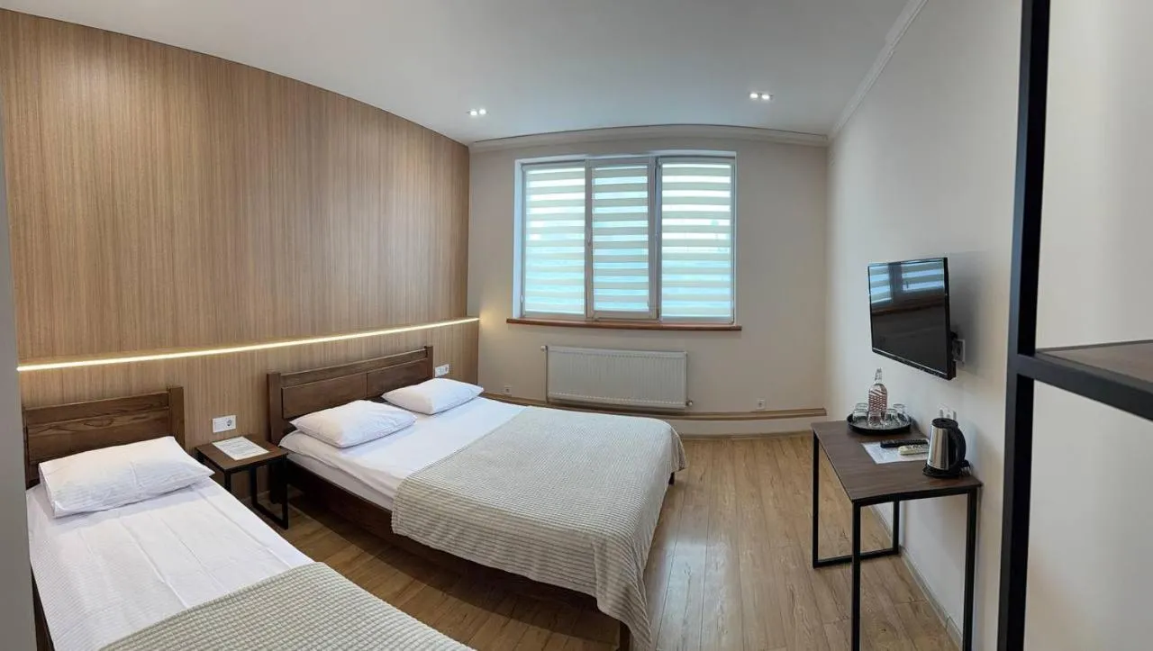 Bed in Passage Hotel