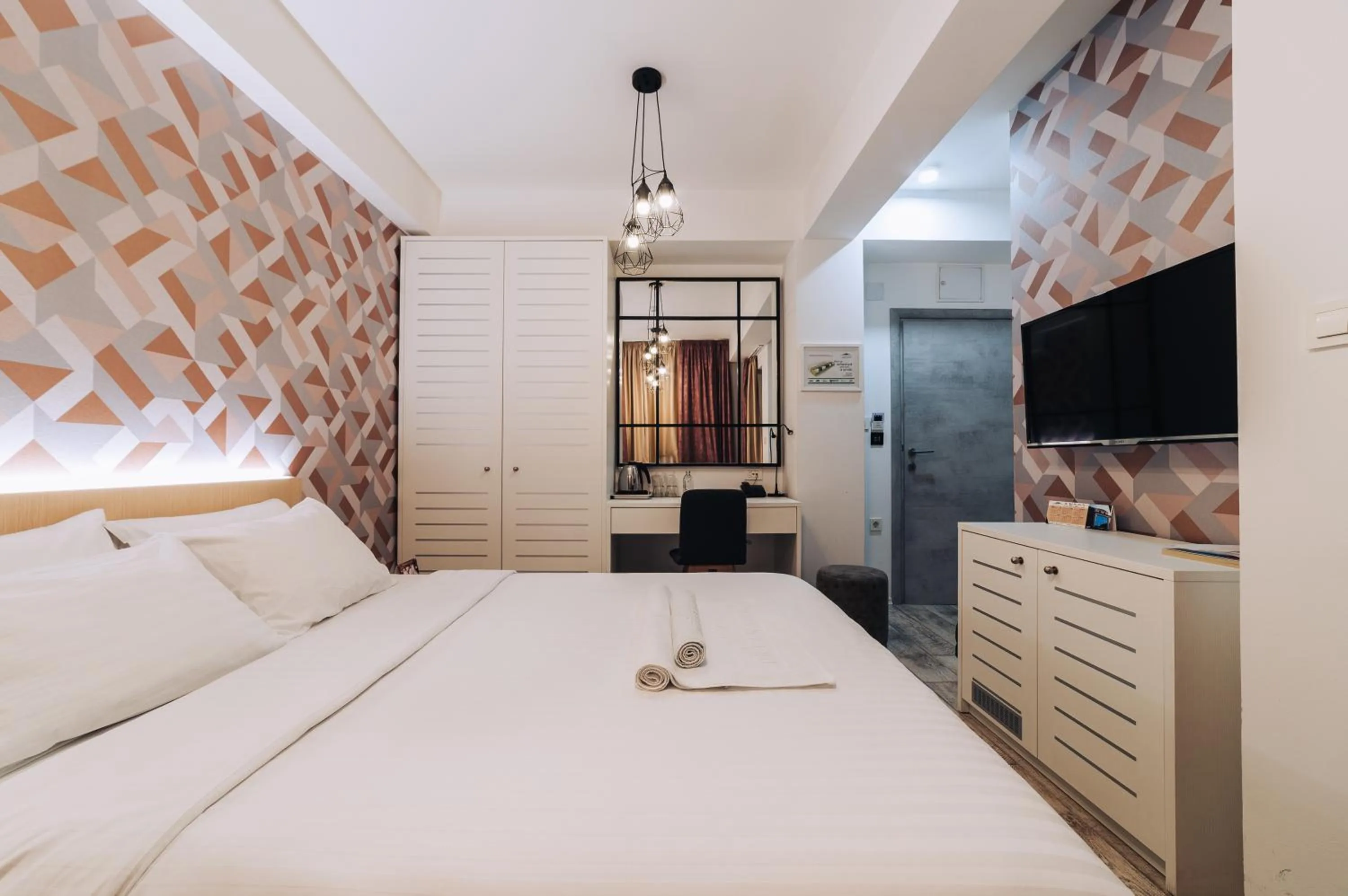 Bed in Urbanista Hotel & Bar