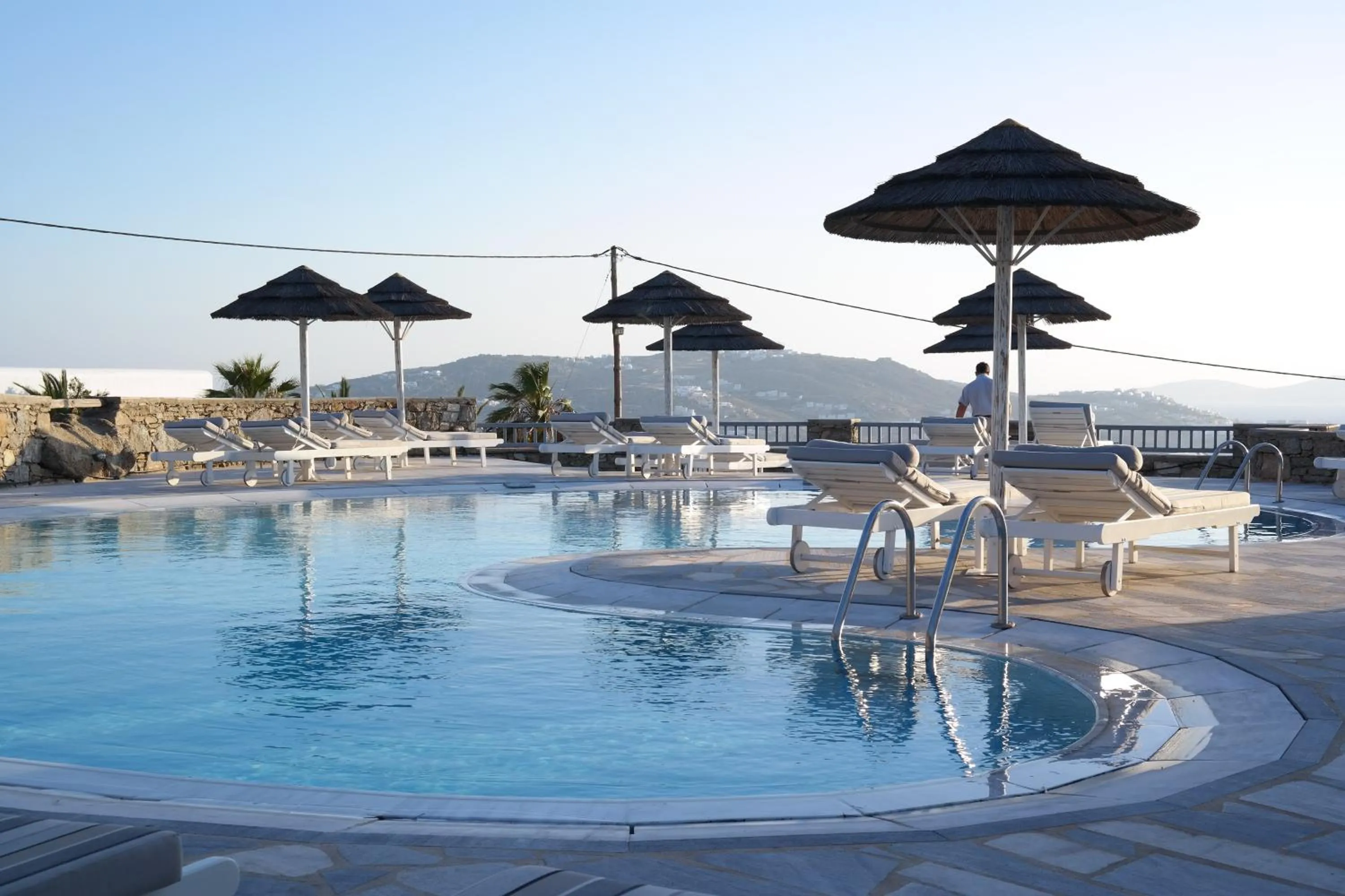 Swimming pool in Hermes Mykonos Hotel