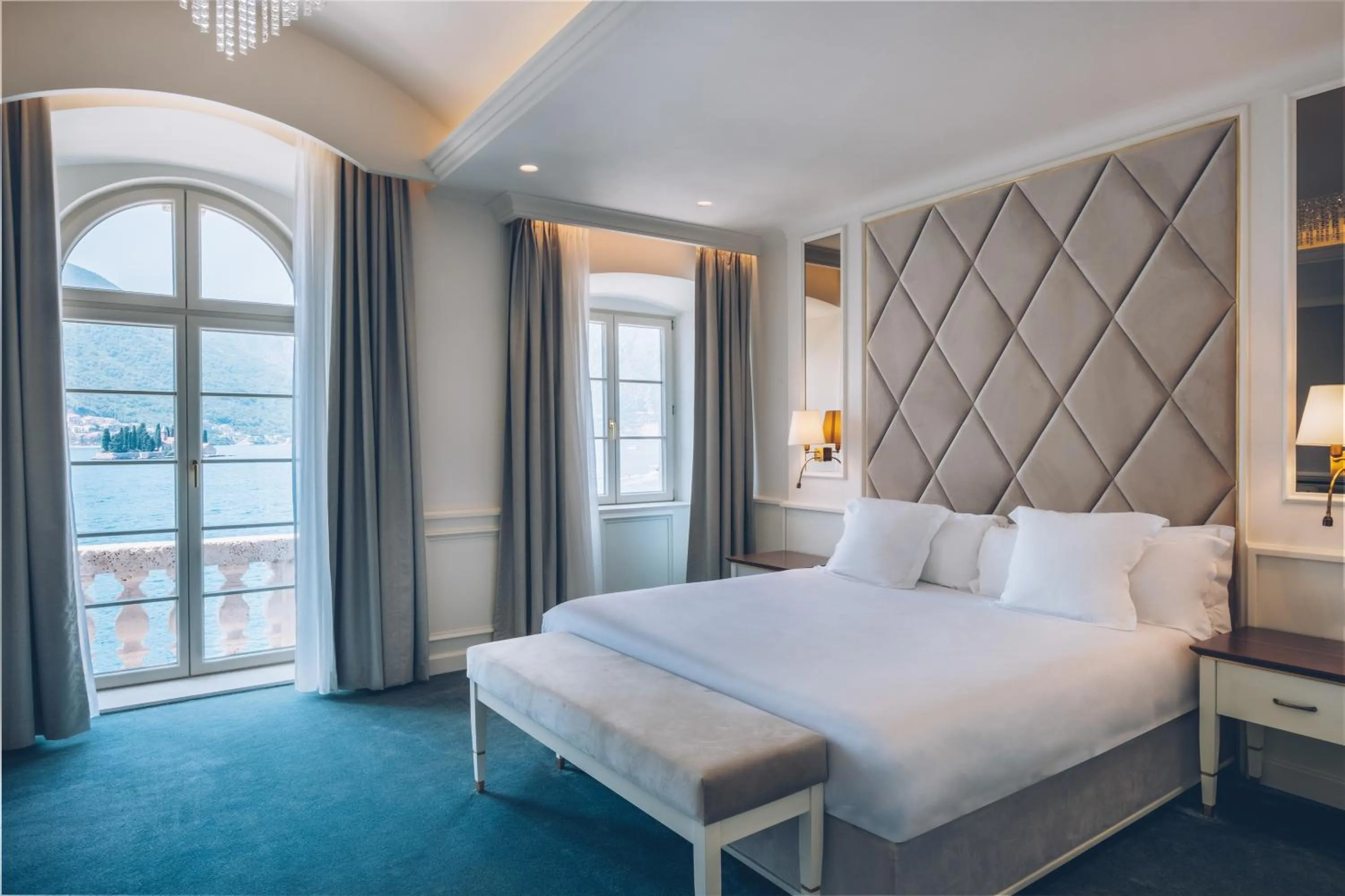 Bed in Heritage Grand Perast By Rixos