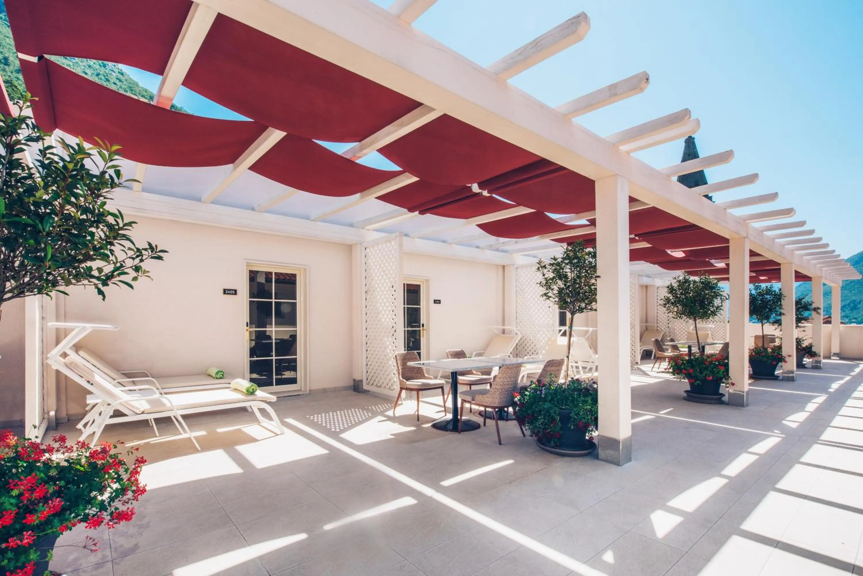 Balcony/Terrace in Heritage Grand Perast By Rixos