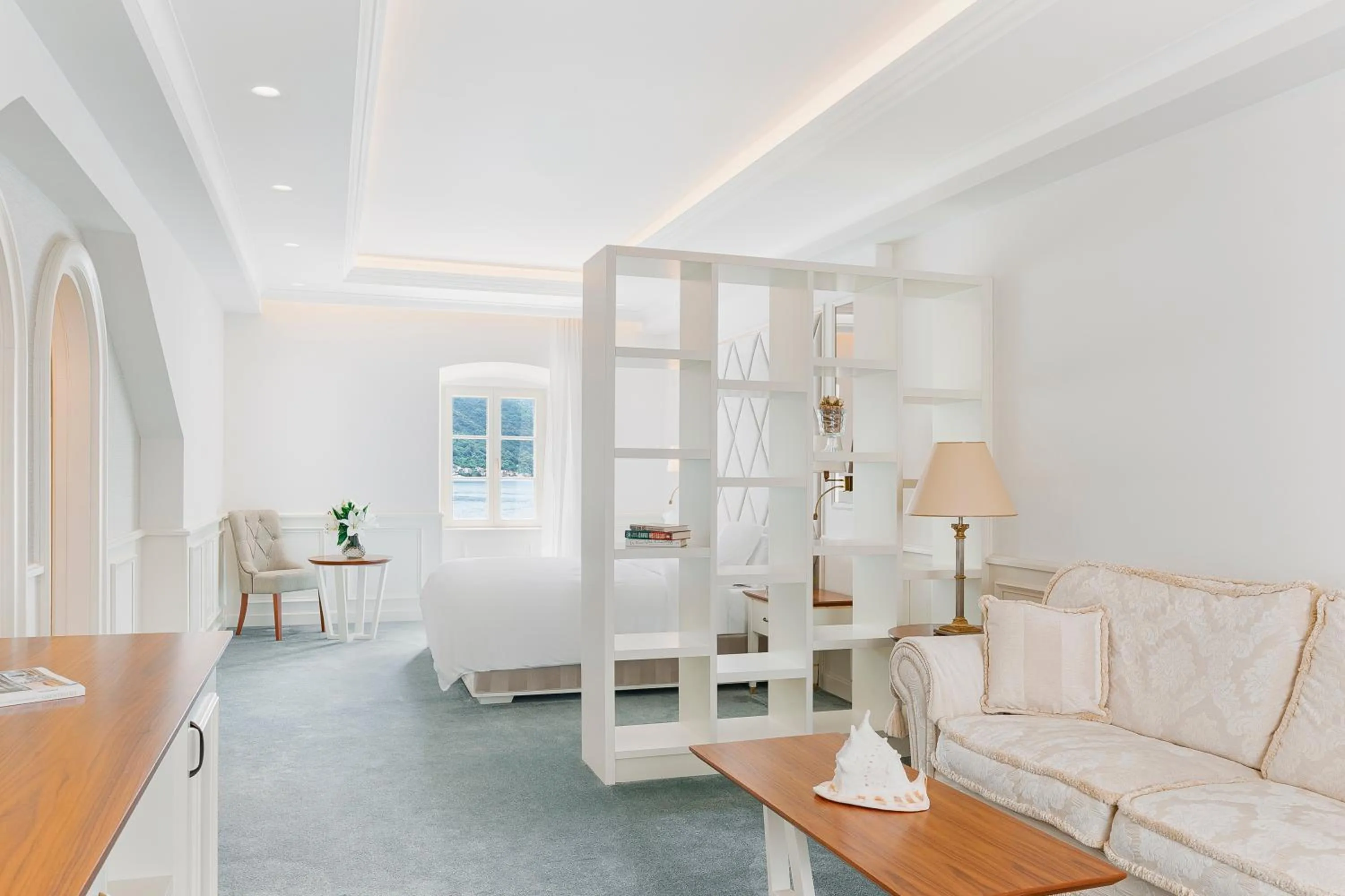 Living room, Bed in Heritage Grand Perast By Rixos