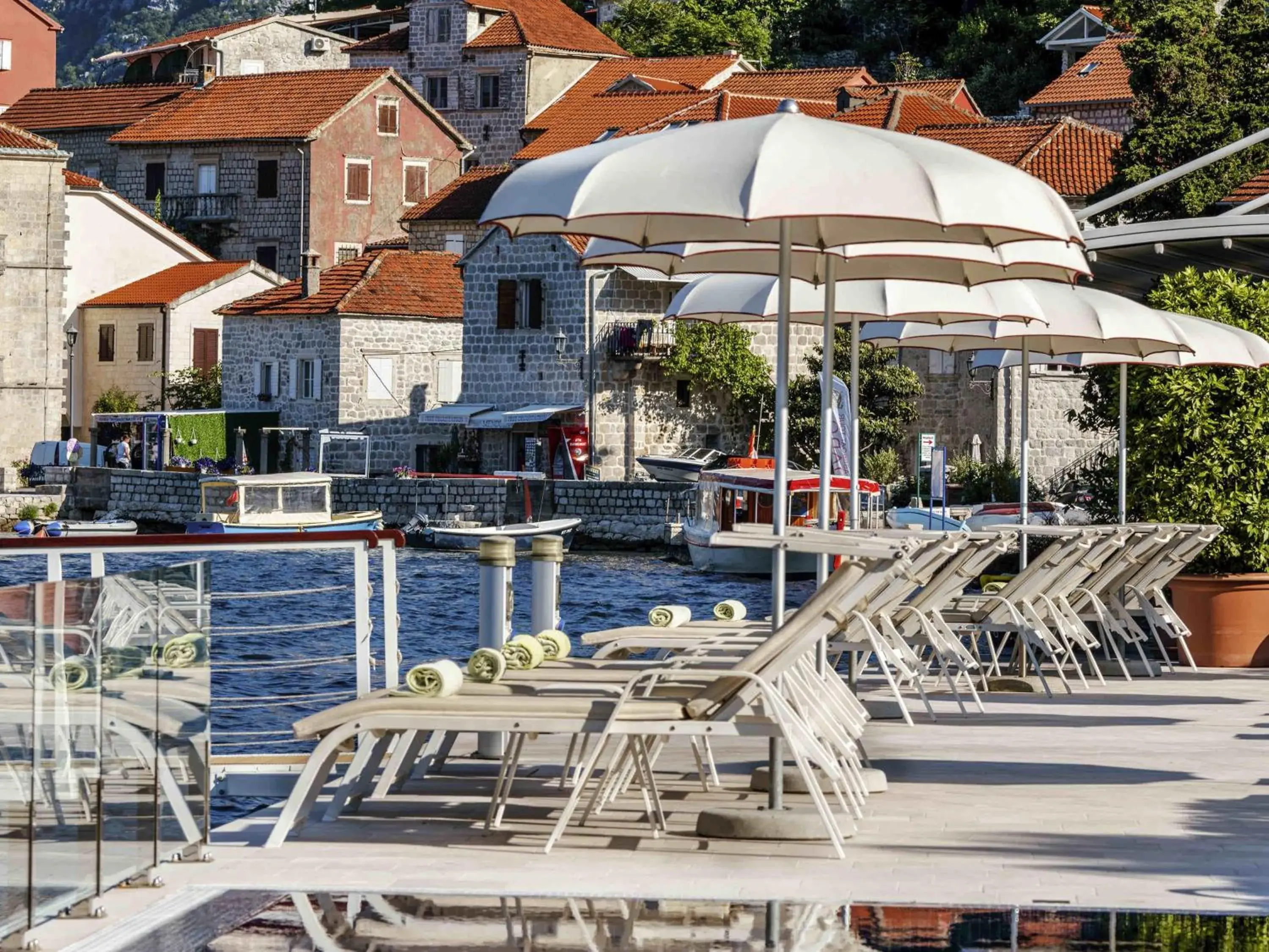 Pool view in Heritage Grand Perast By Rixos Pool view in Heritage Grand Perast By Rixos
