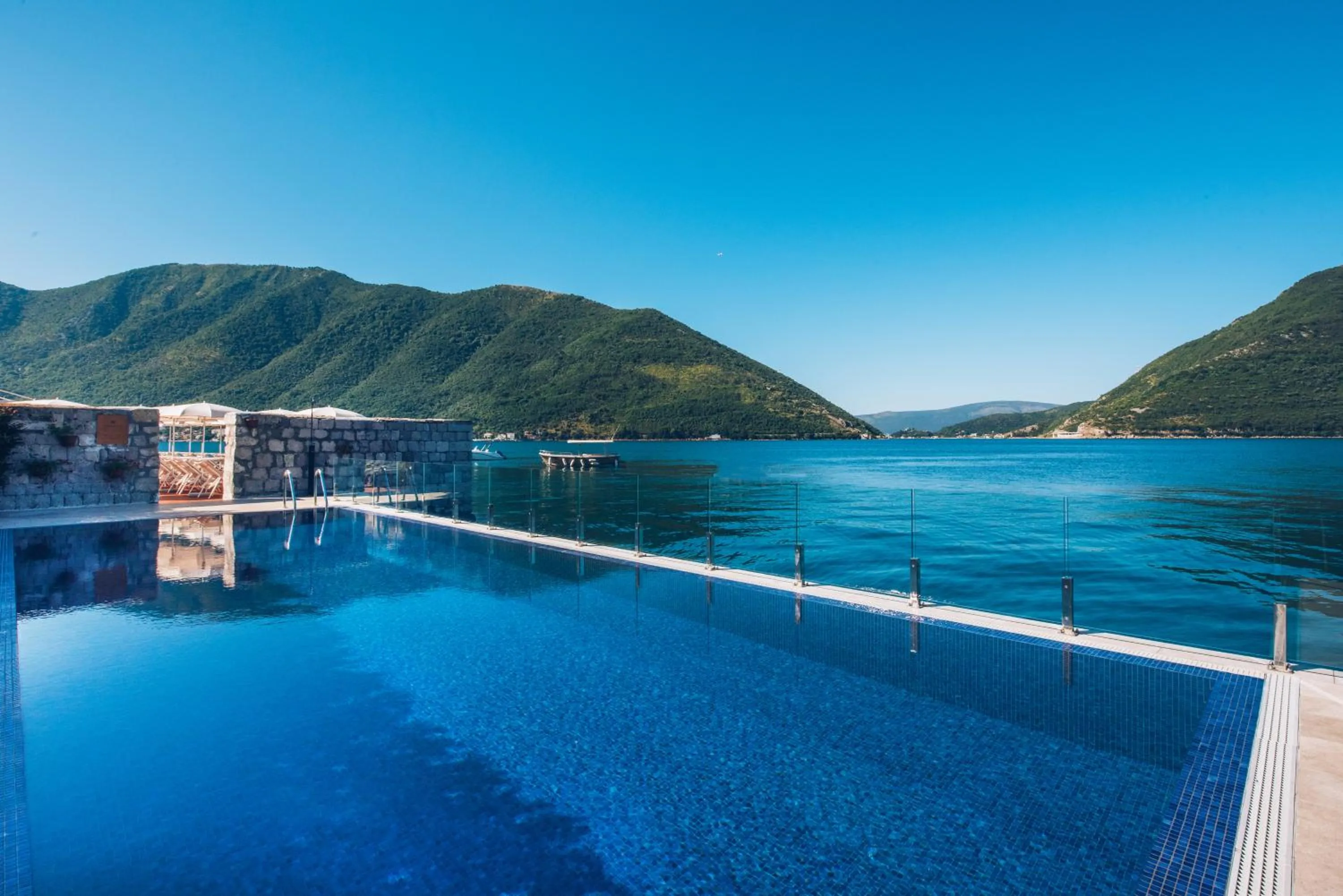 Swimming pool in Heritage Grand Perast By Rixos