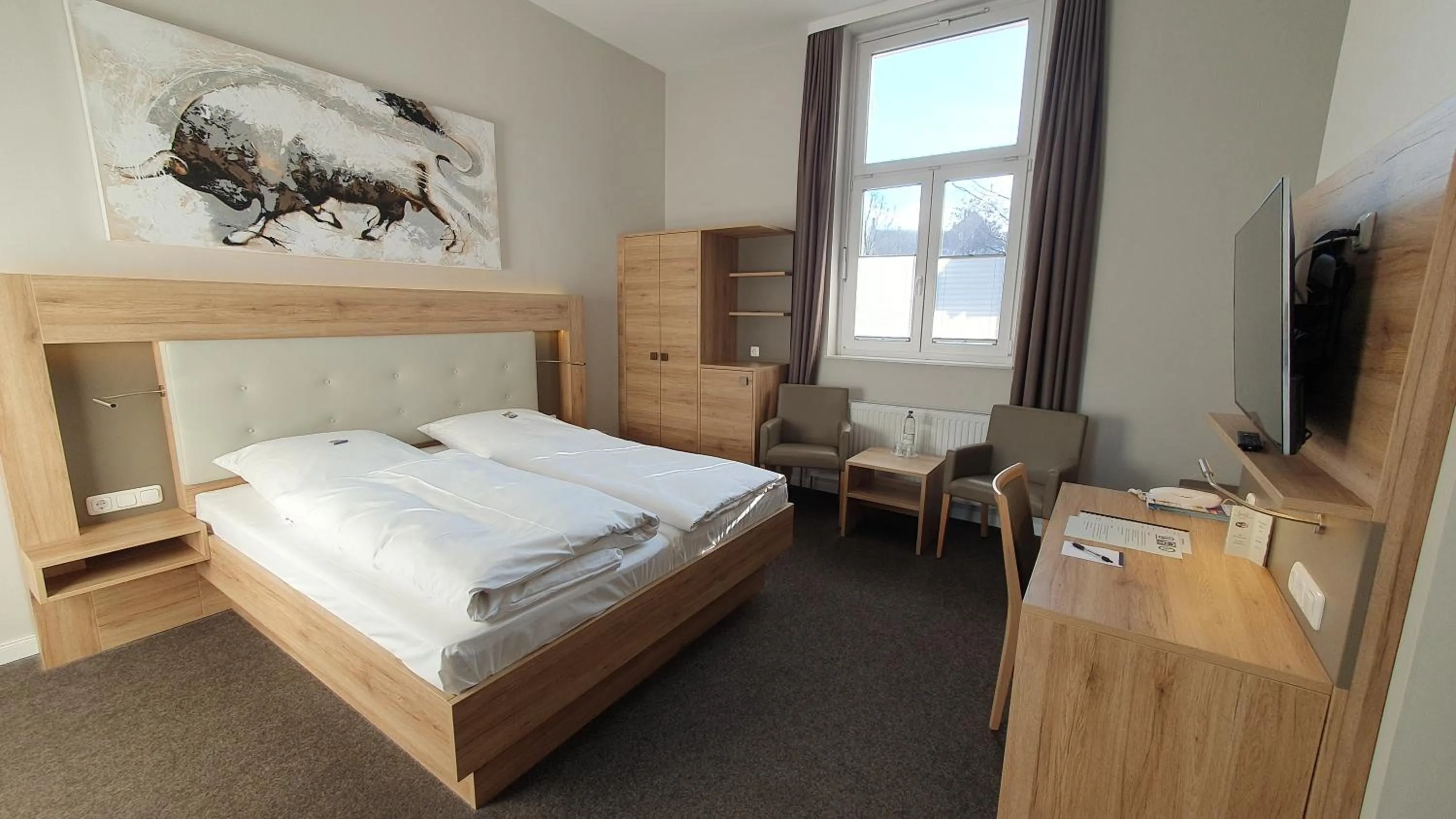 Photo of the whole room, Bed in Hotel An der Altstadt