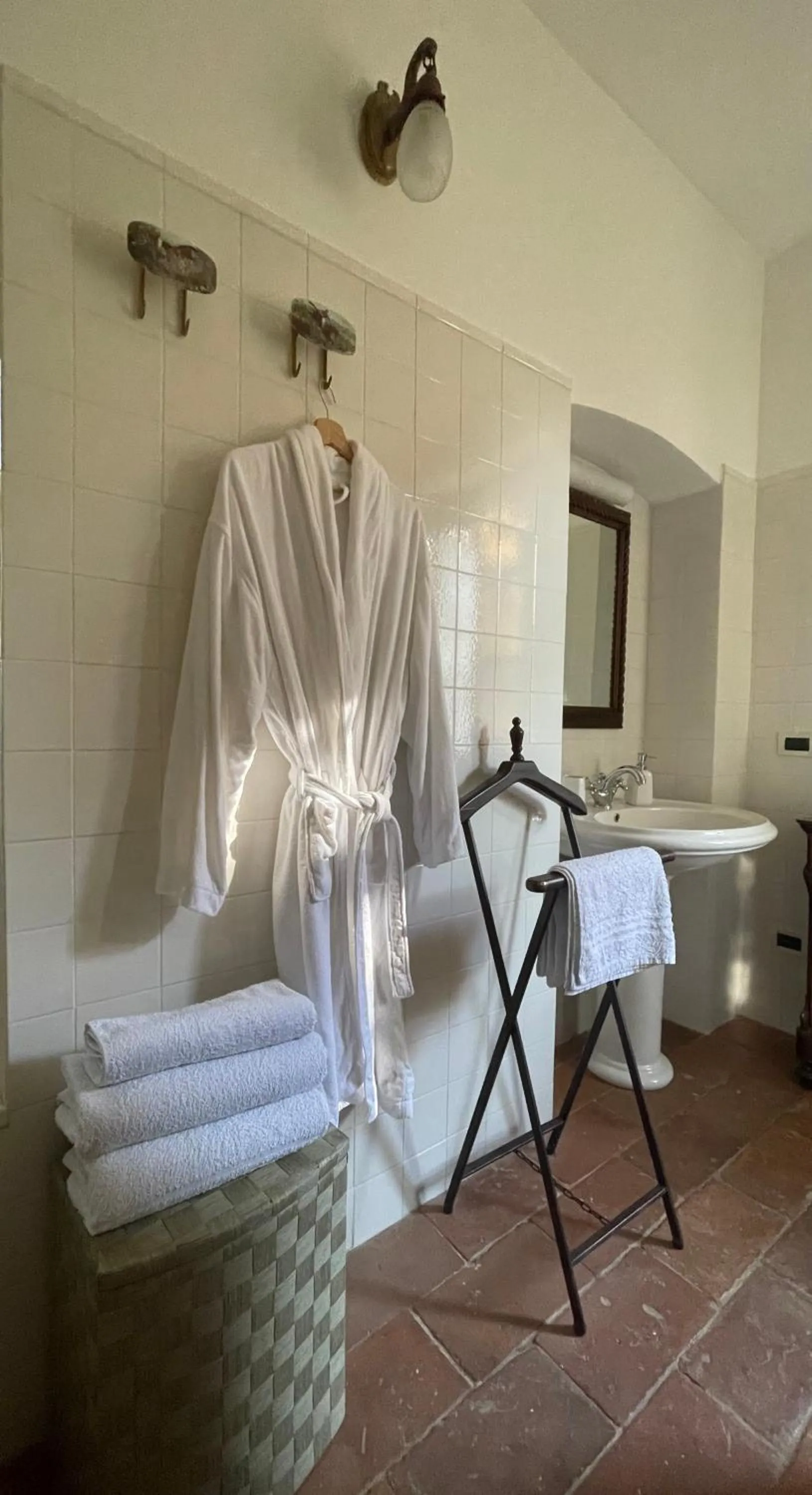 Bathroom, Bed in Dimora Storica La Corte Delle 4 Stagioni