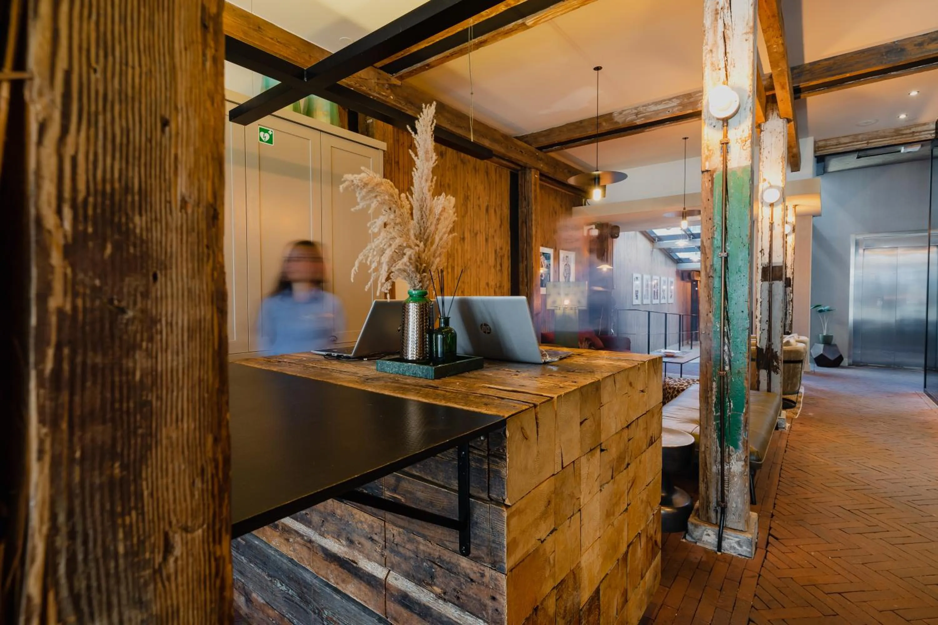 Lobby or reception in Hotel van de Vijsel