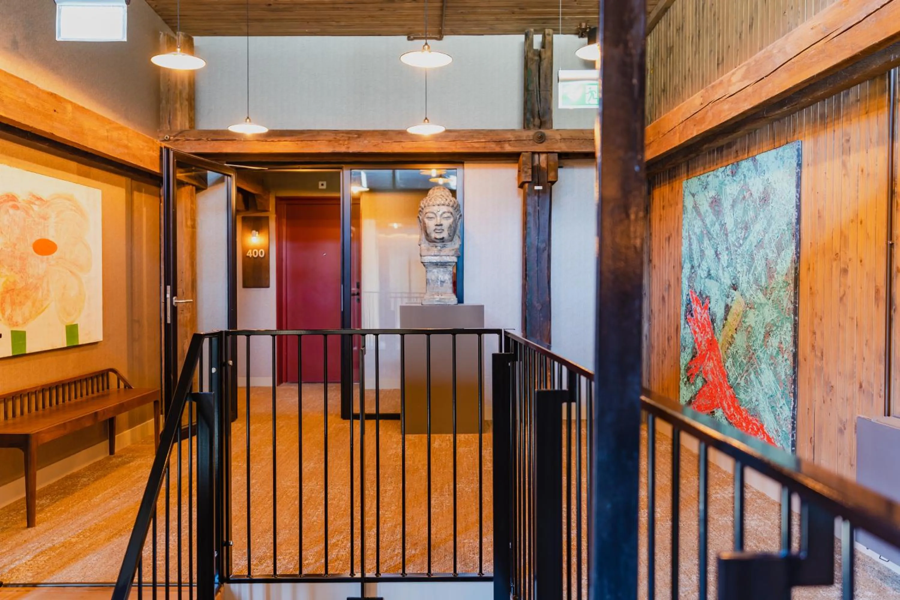 Decorative detail in Hotel van de Vijsel