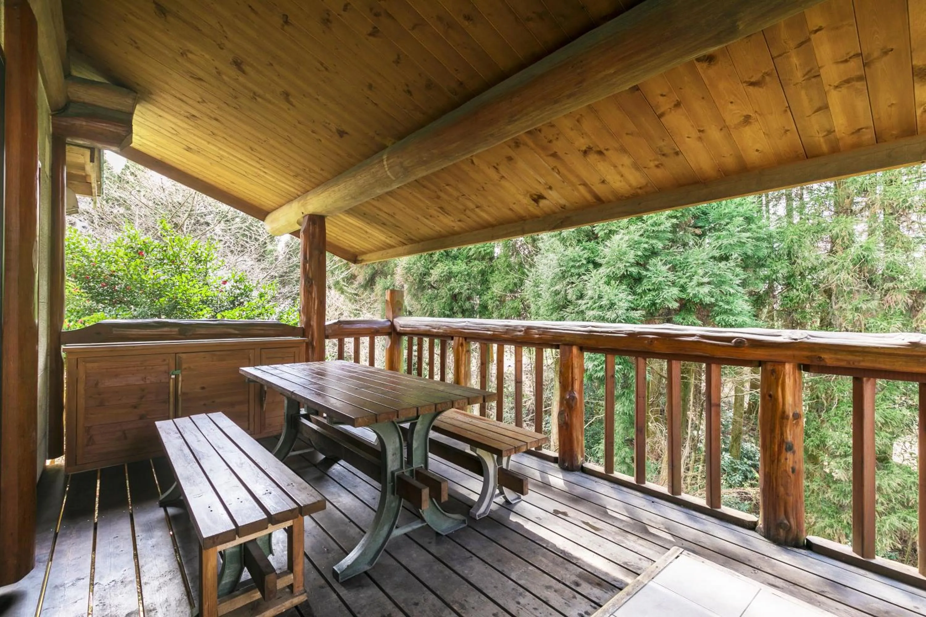 Patio in Kurokawa Mori no Cottage