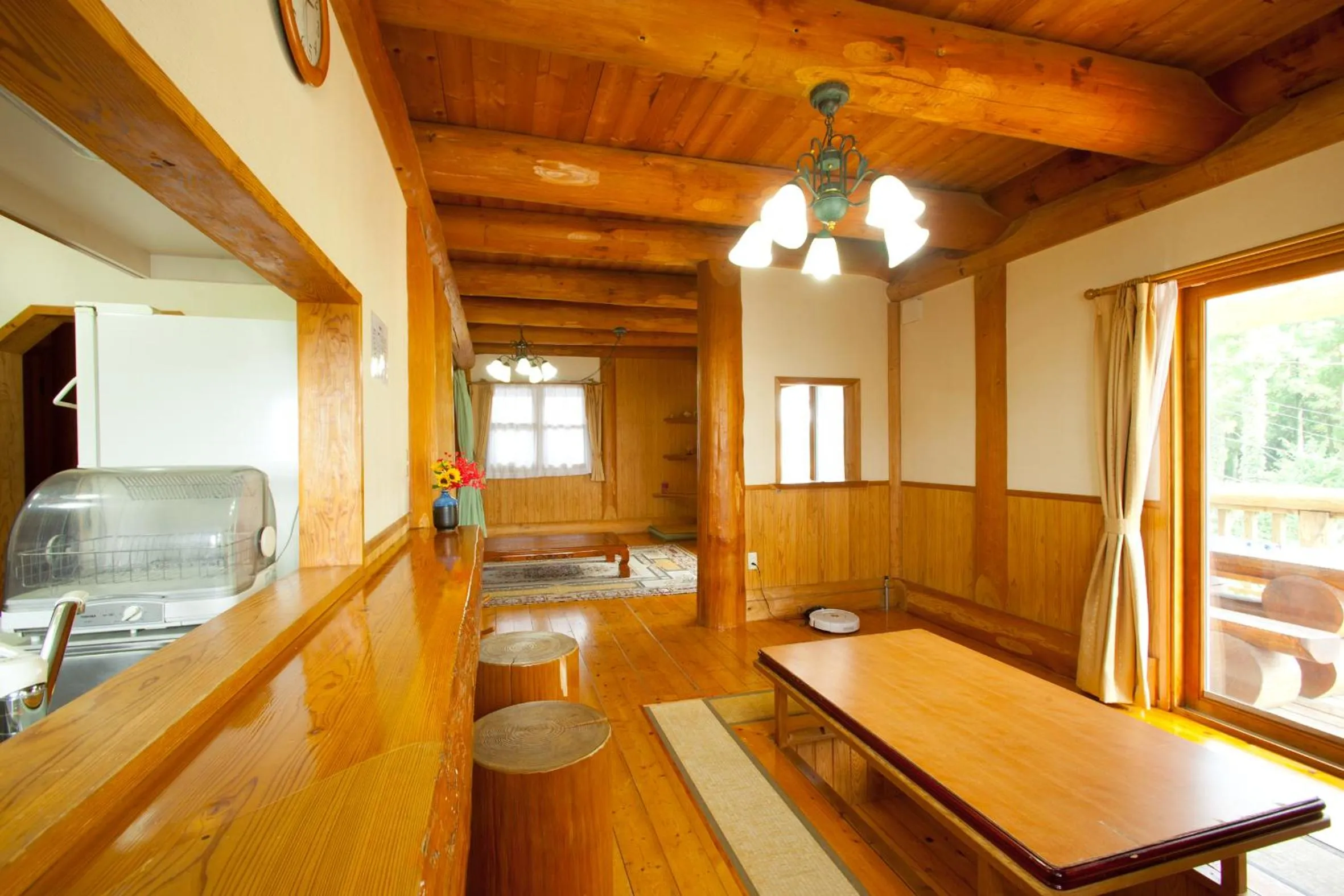 Dining area in Kurokawa Mori no Cottage