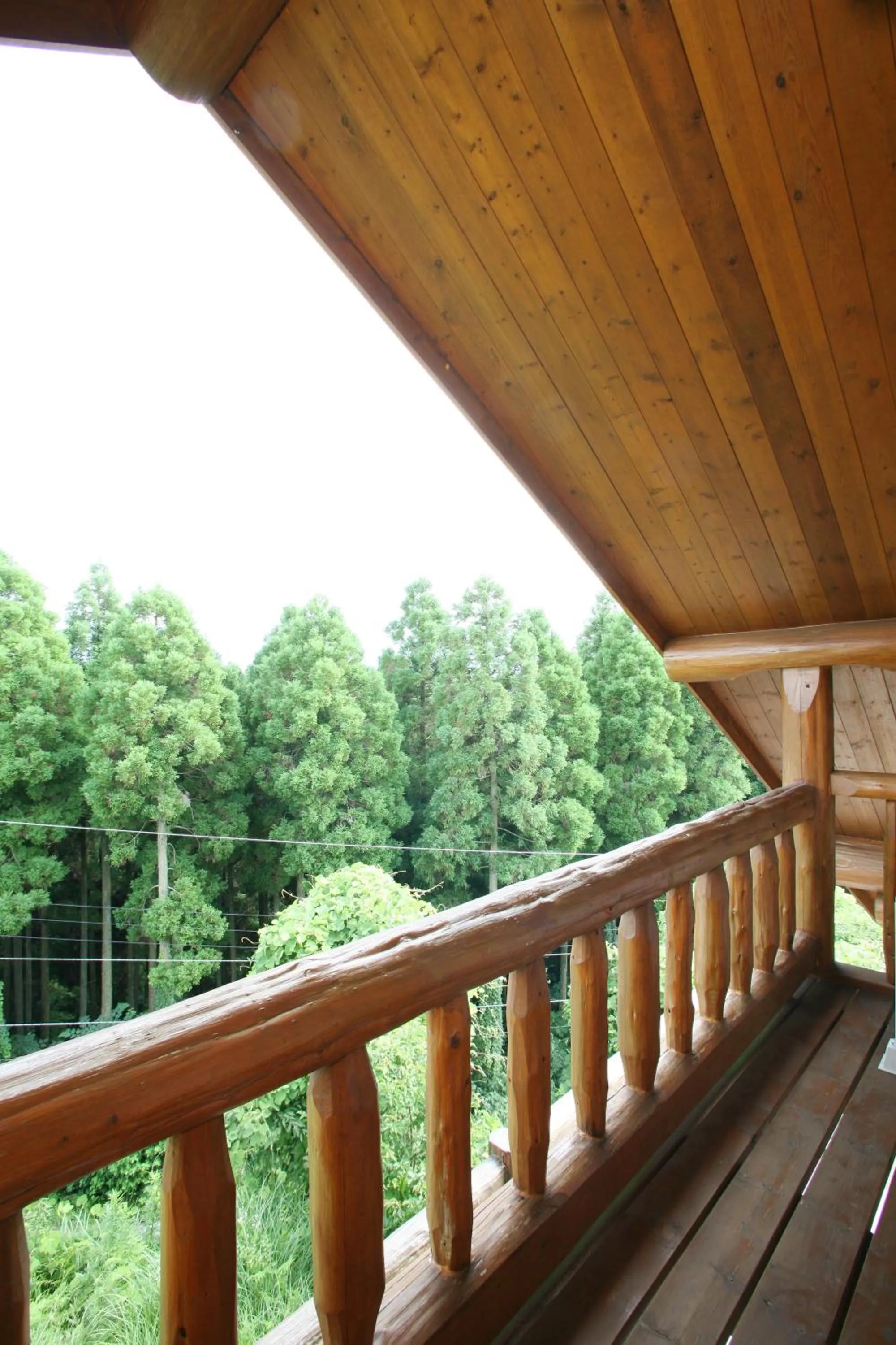 Balcony/Terrace in Kurokawa Mori no Cottage