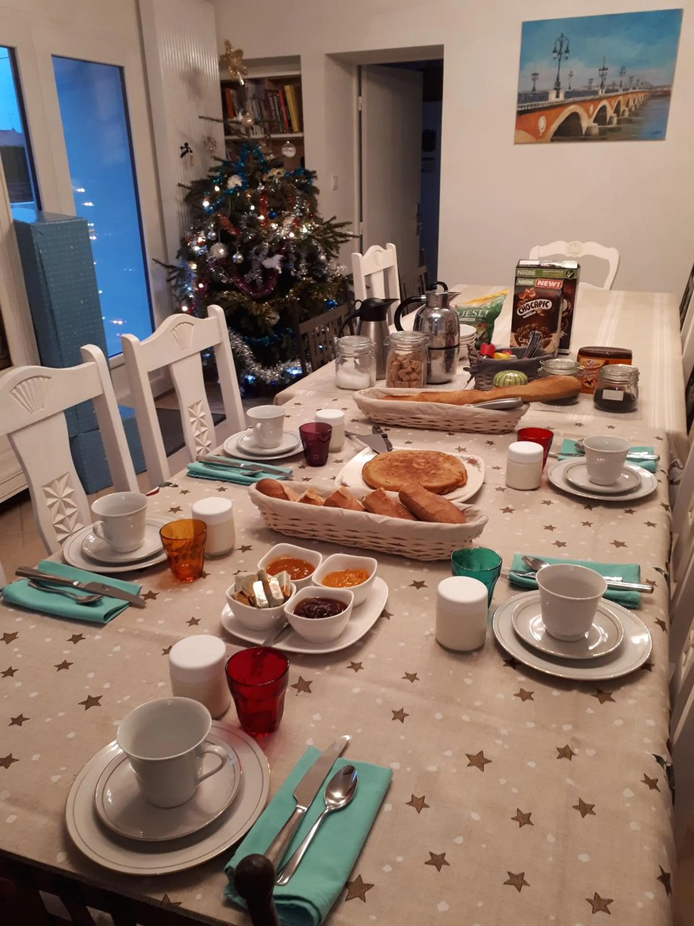 Breakfast in Les chambres d'hôtes de Pascale