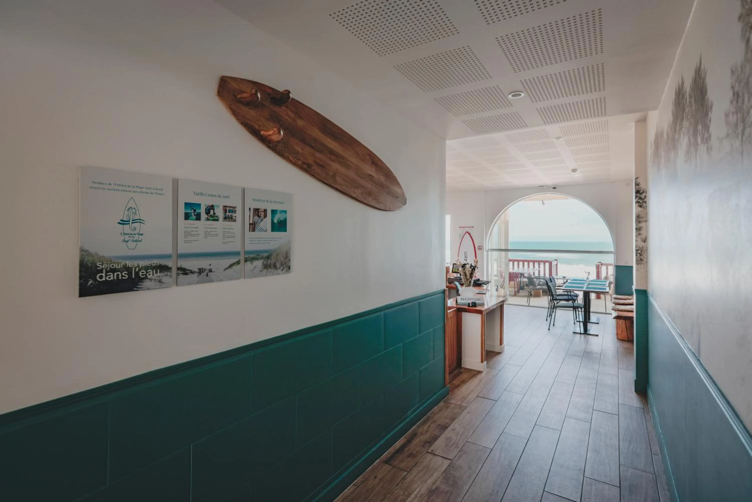 Lobby or reception in Hôtel de La Plage
