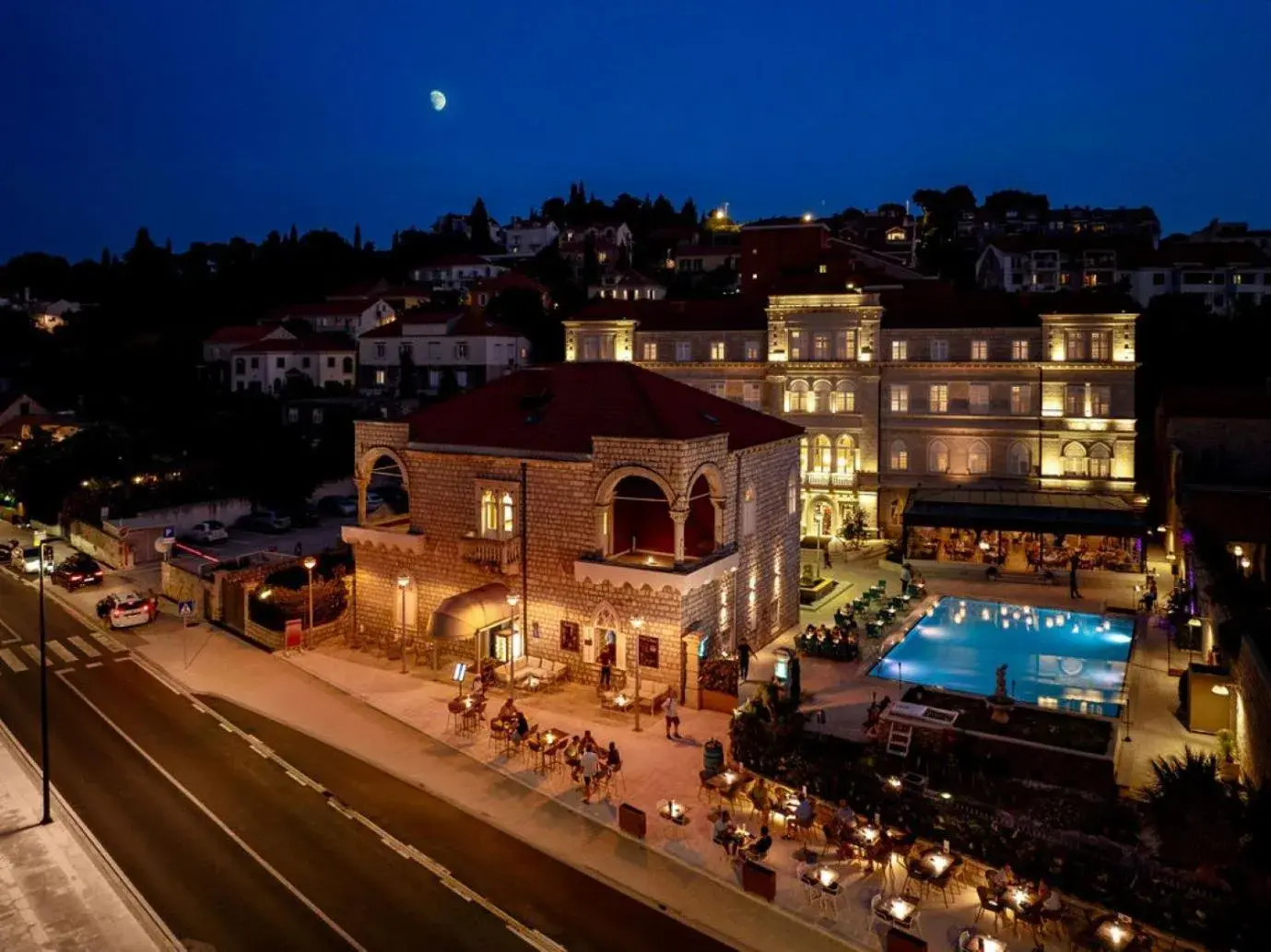 Property building in Hotel Lapad Property building in Hotel Lapad