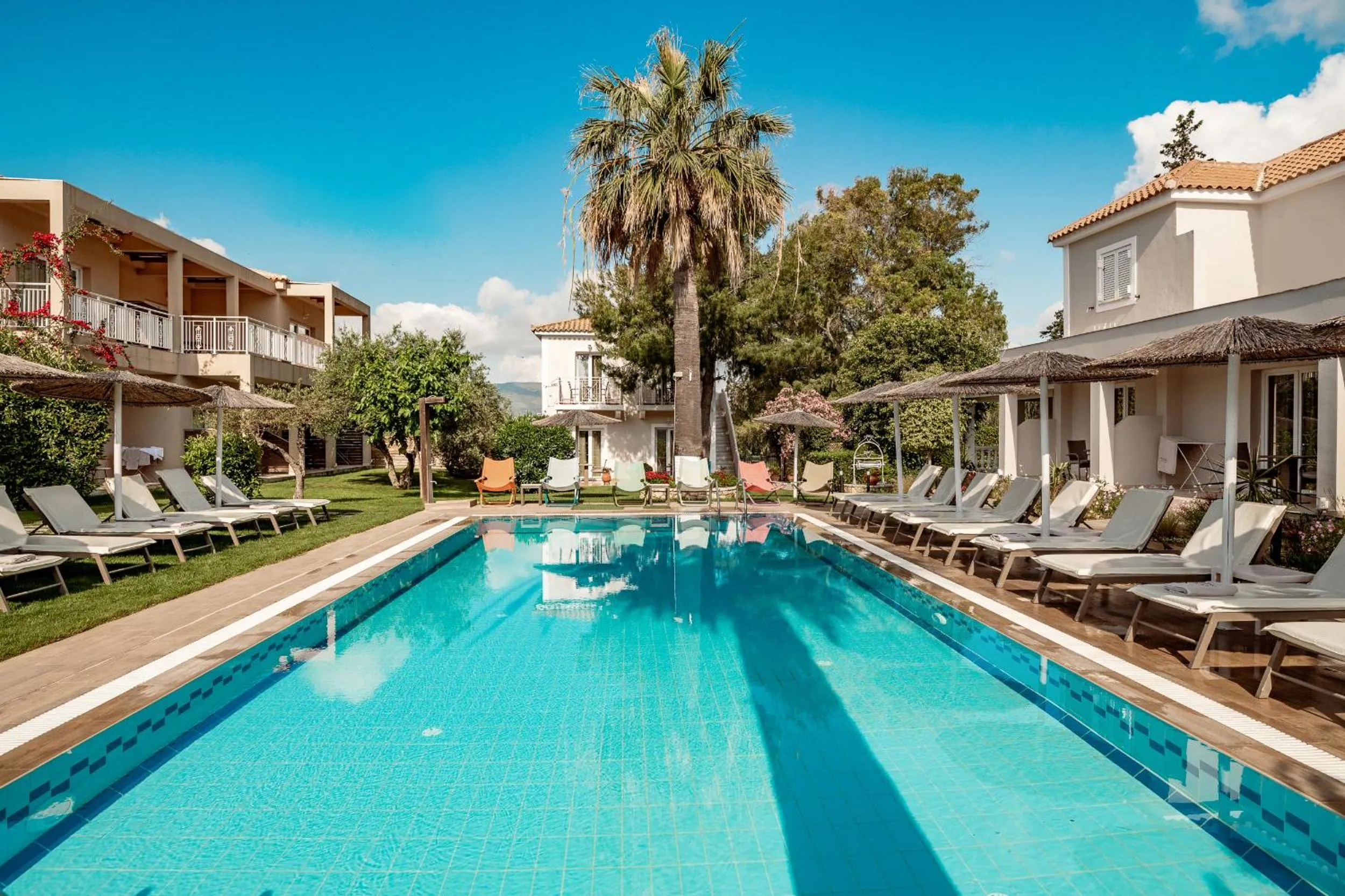 Swimming pool in Aeolos Boutique Hotel & Suites