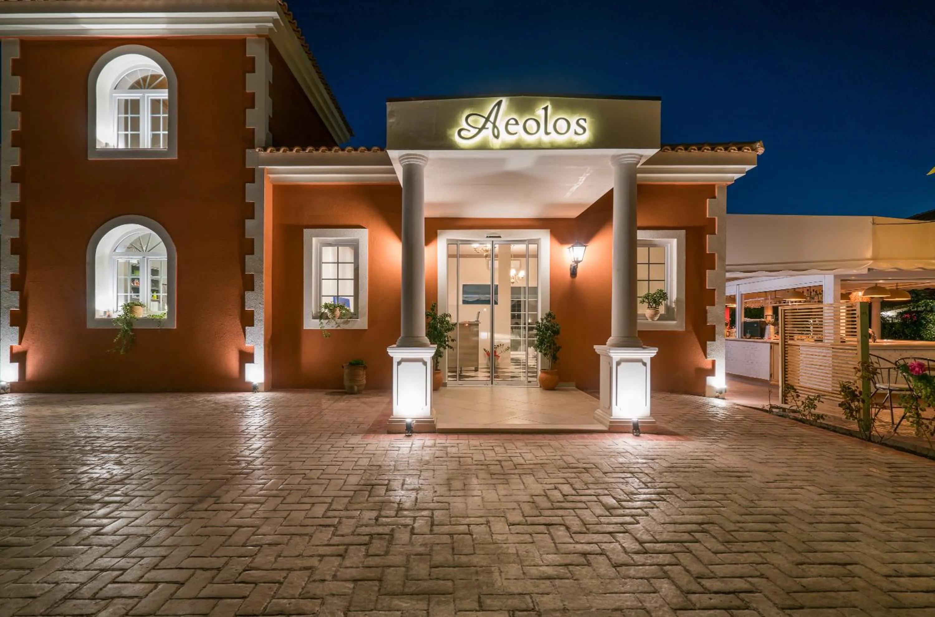 Facade/entrance in Aeolos Boutique Hotel & Suites