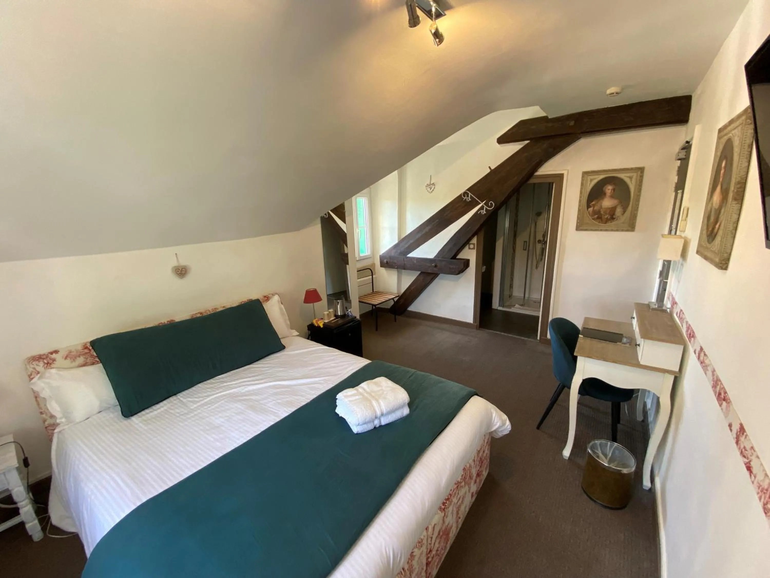 Deluxe Double Room with Shower in Hôtel Beausoleil