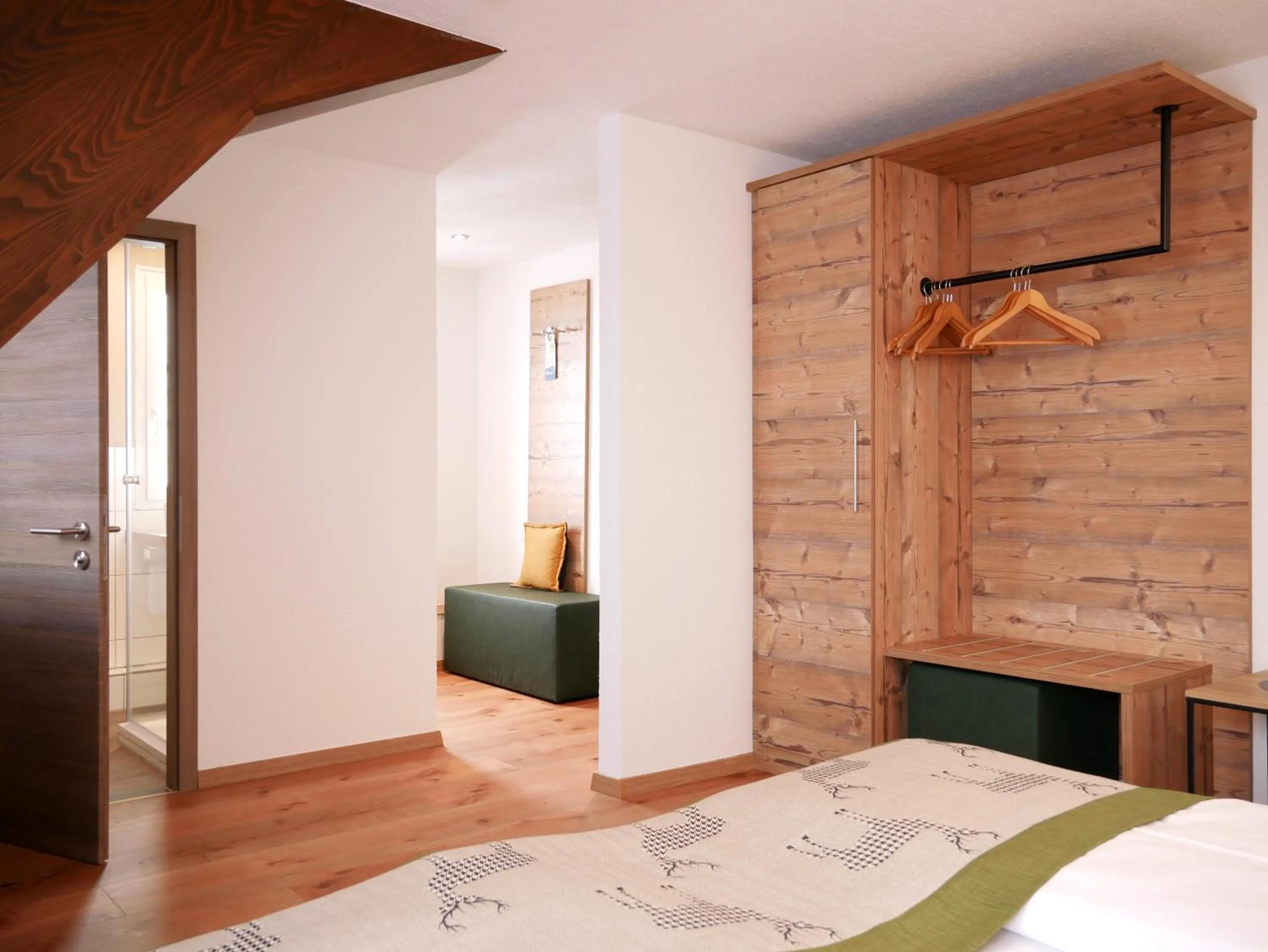 Bedroom, Bed in Hotel Hochfirst