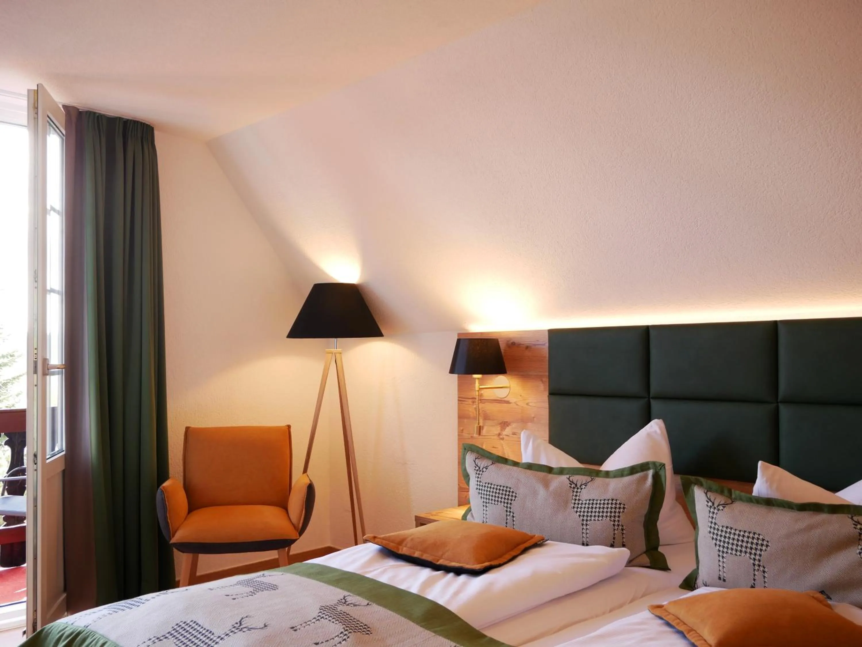 Bedroom, Bed in Hotel Hochfirst