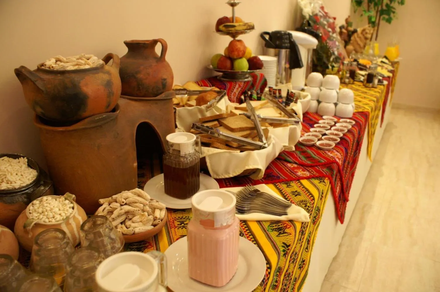 Buffet breakfast in Sol Plaza Hotel