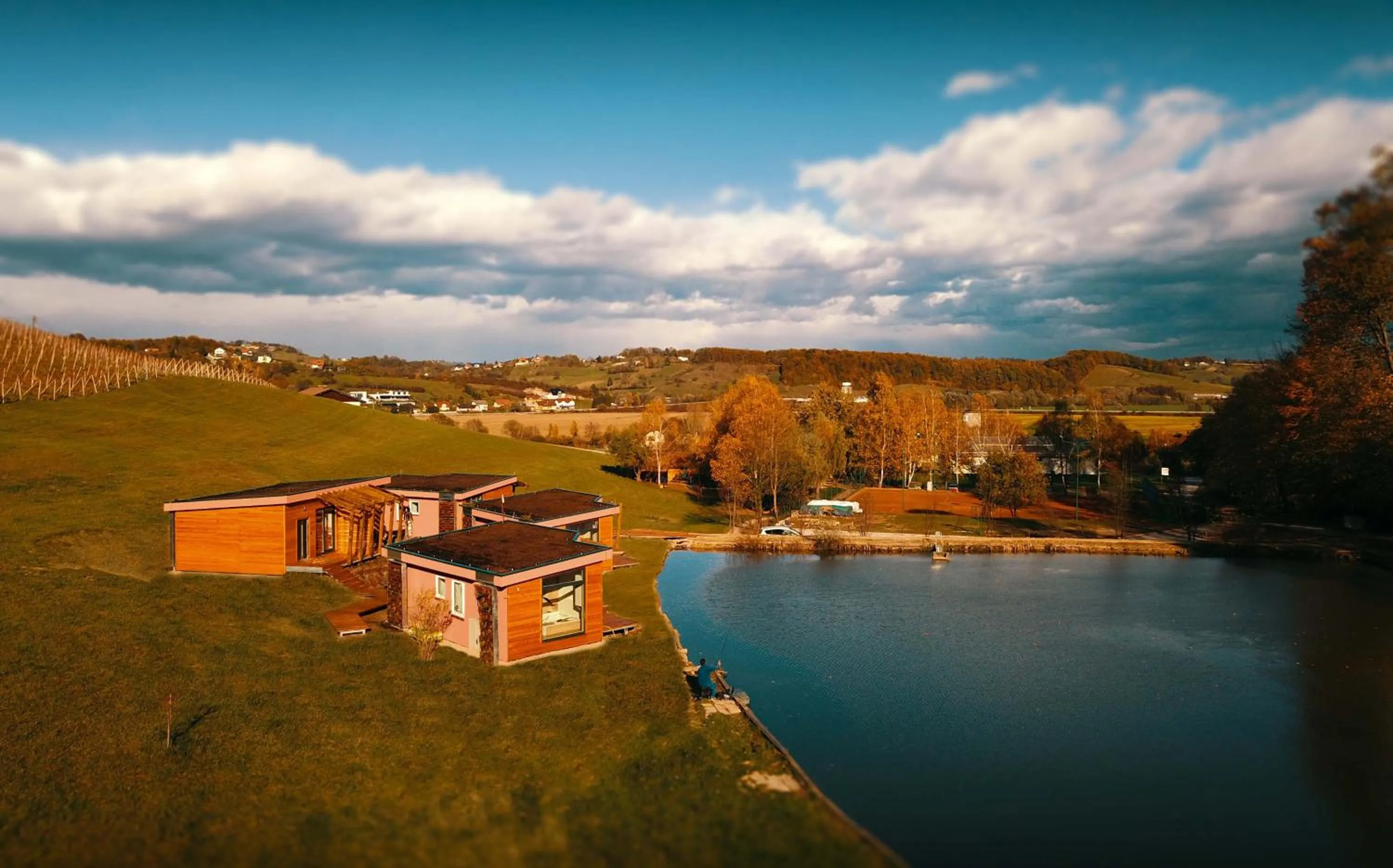Lake view in Naturasort Holiday Houses
